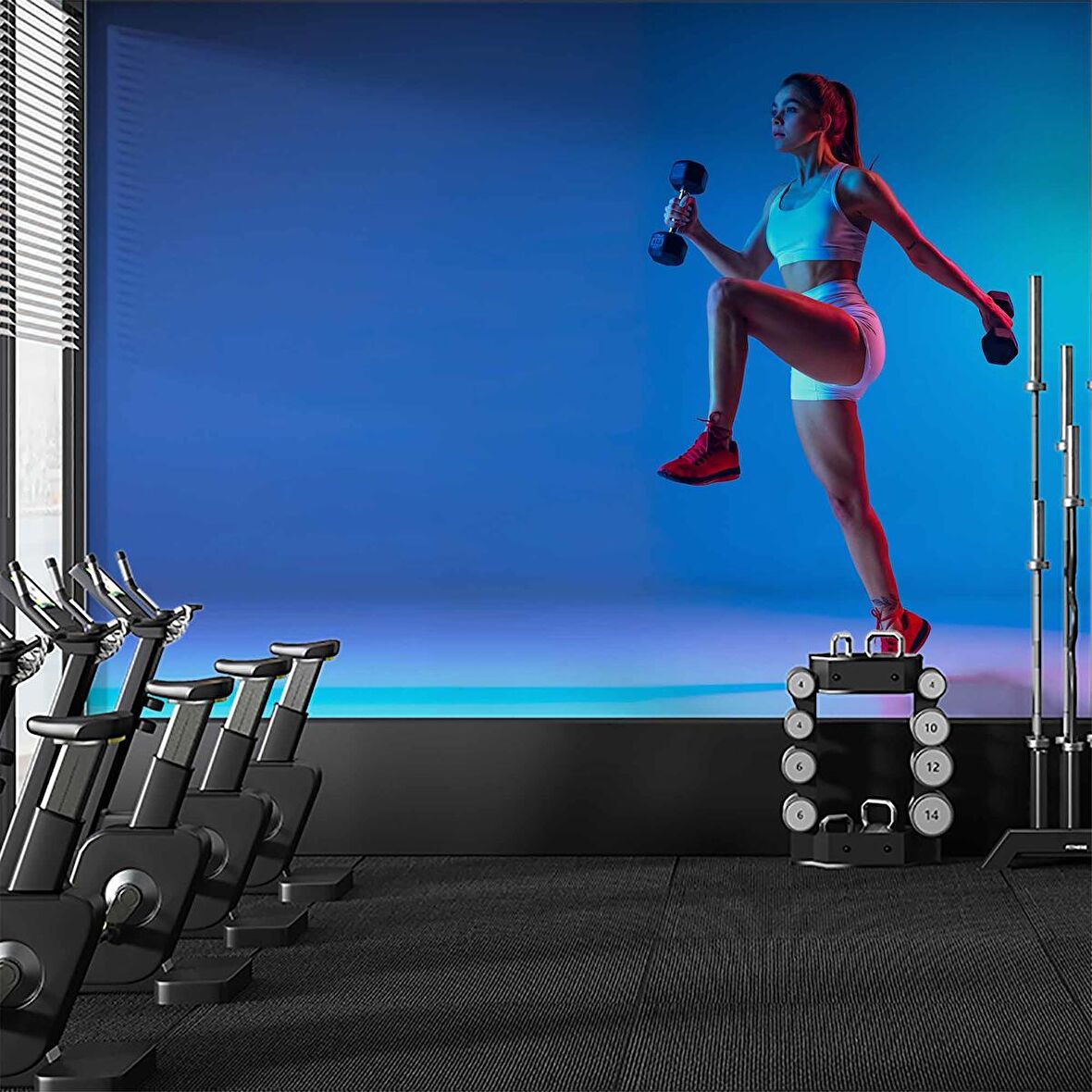 GYM Spor Salonu Duvar Kağıdı Baskı