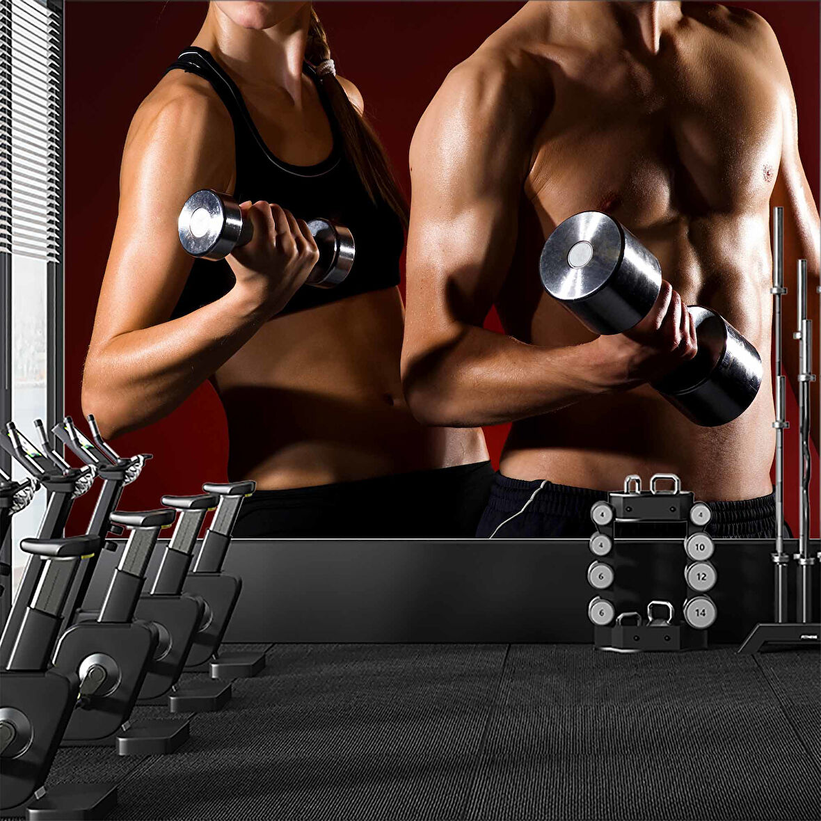 Spor Salonu için Duvar Kağıdı