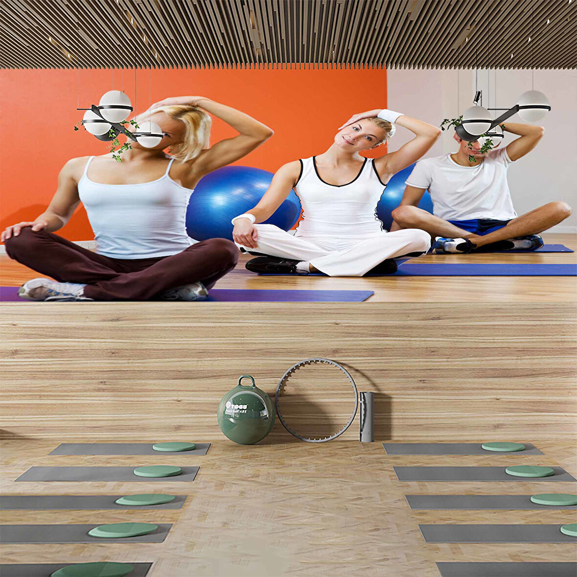 Yoga salonu Duvar Kağıdı