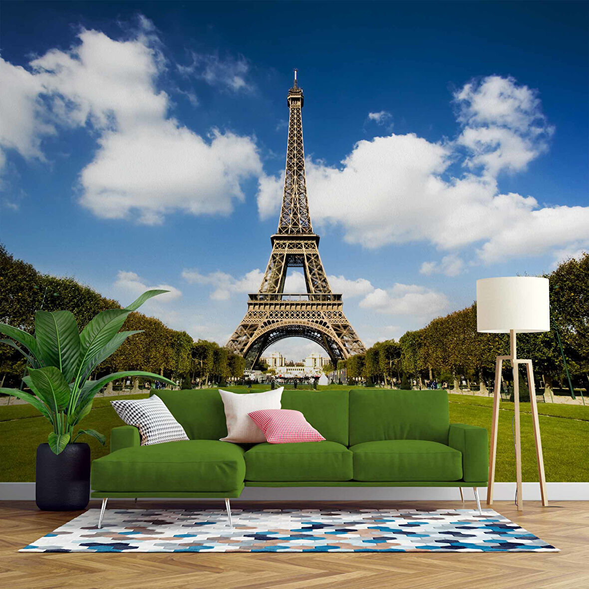 Paris Eyfel Kulesi Duvar Kağıdı