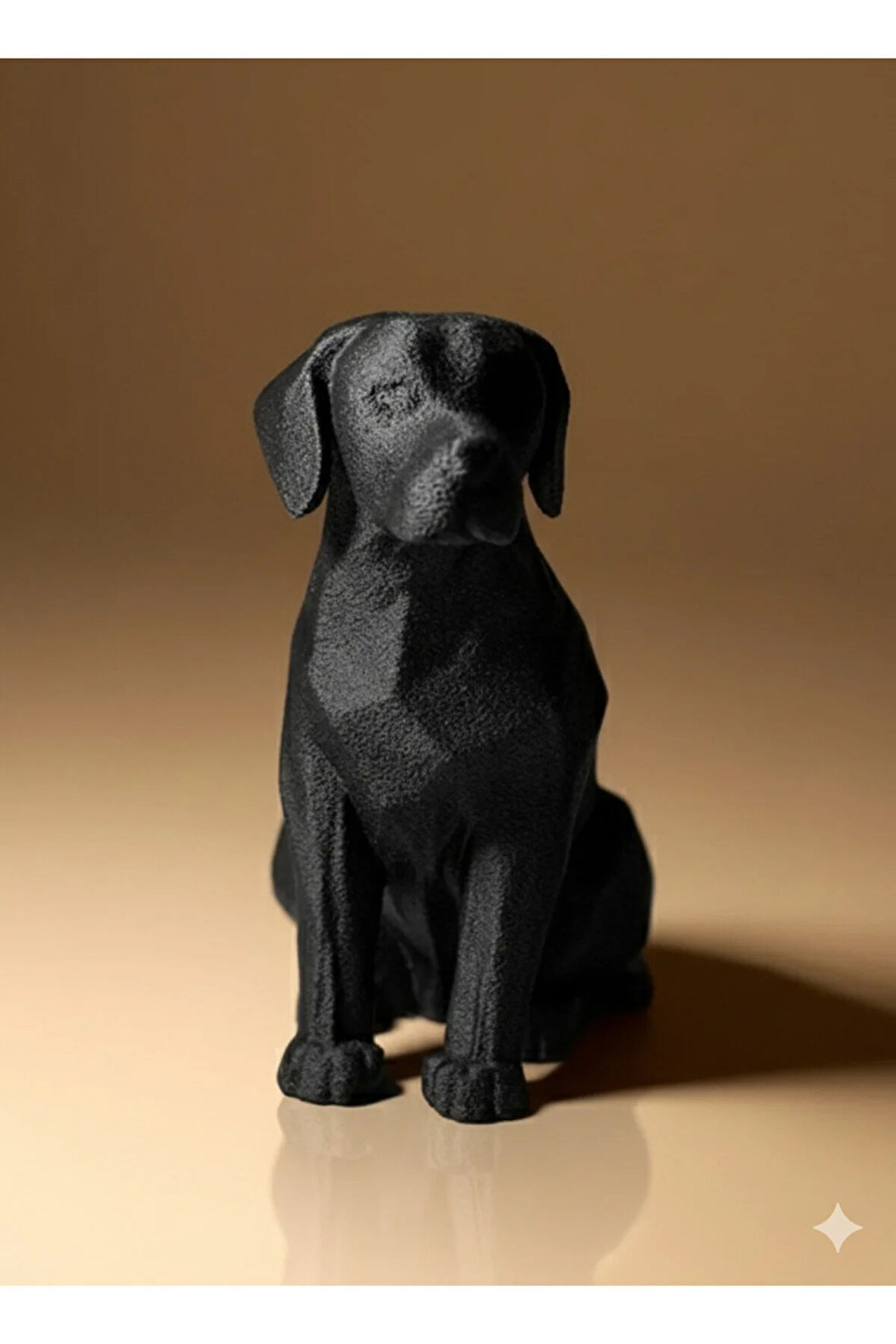 Labrador Figürü | 10 cm | Labrador Geometrik Masaüstü Dekorasyon | 3D Baskı Sanatı