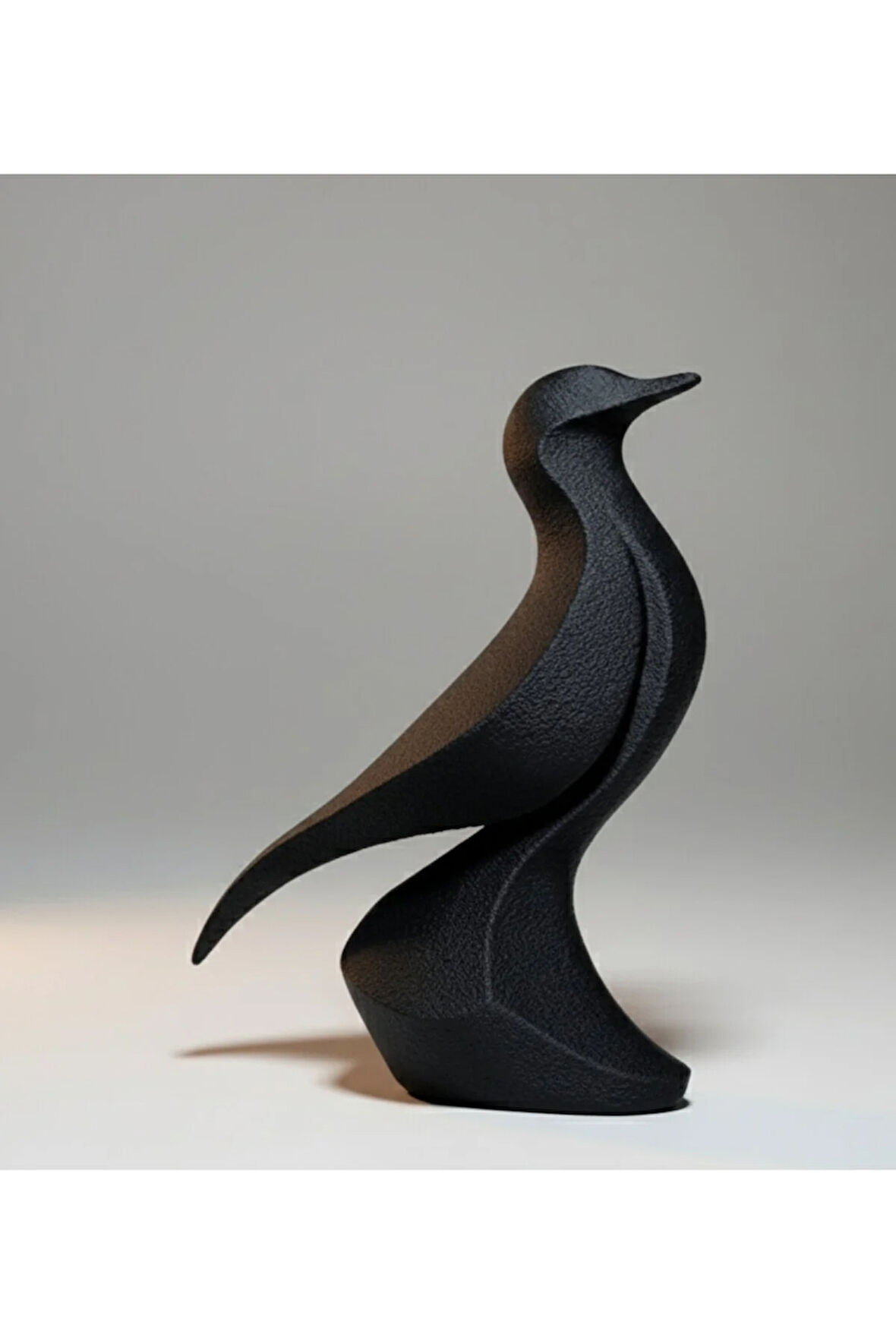 Volantis Minimalist Kuş Heykeli 10 cm - Modern 3D Baskı Dekoratif Biblo