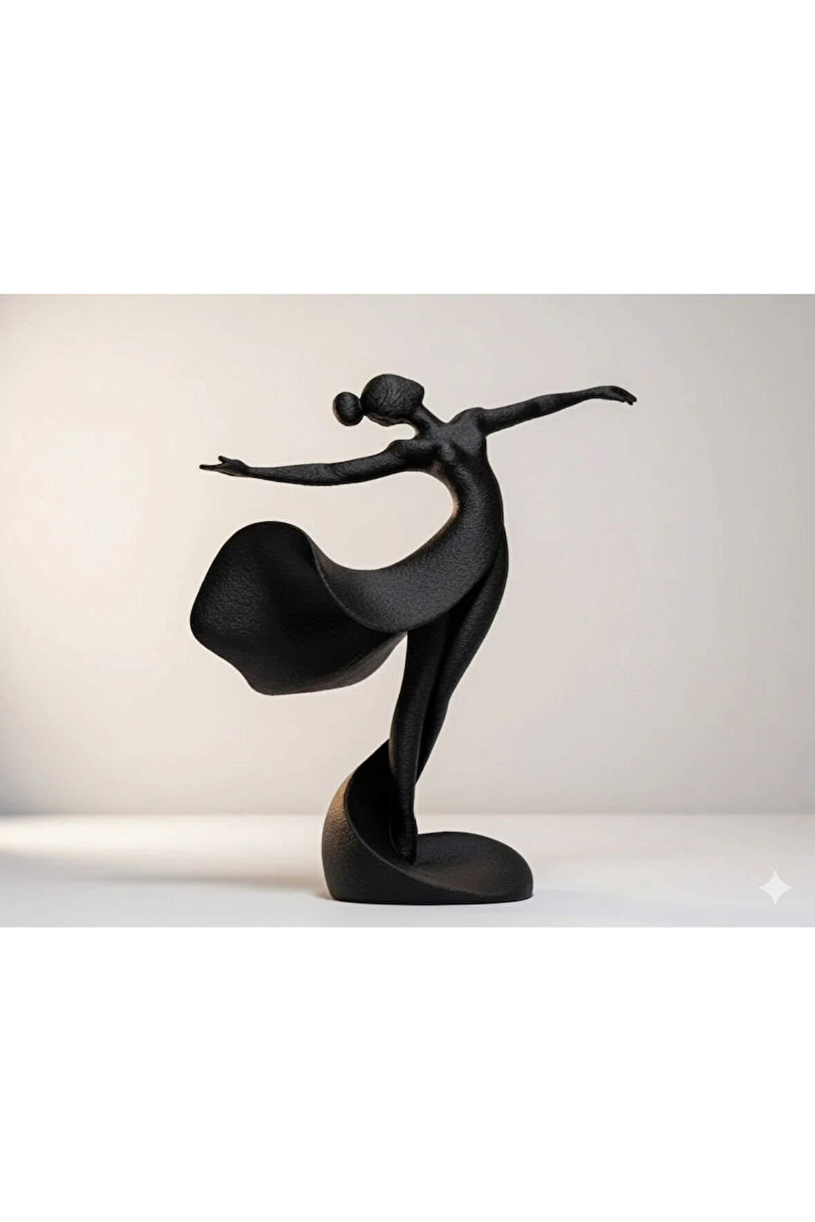 Zarafetin Dansı: 3D Baskı Balerin Figürü (14 cm)