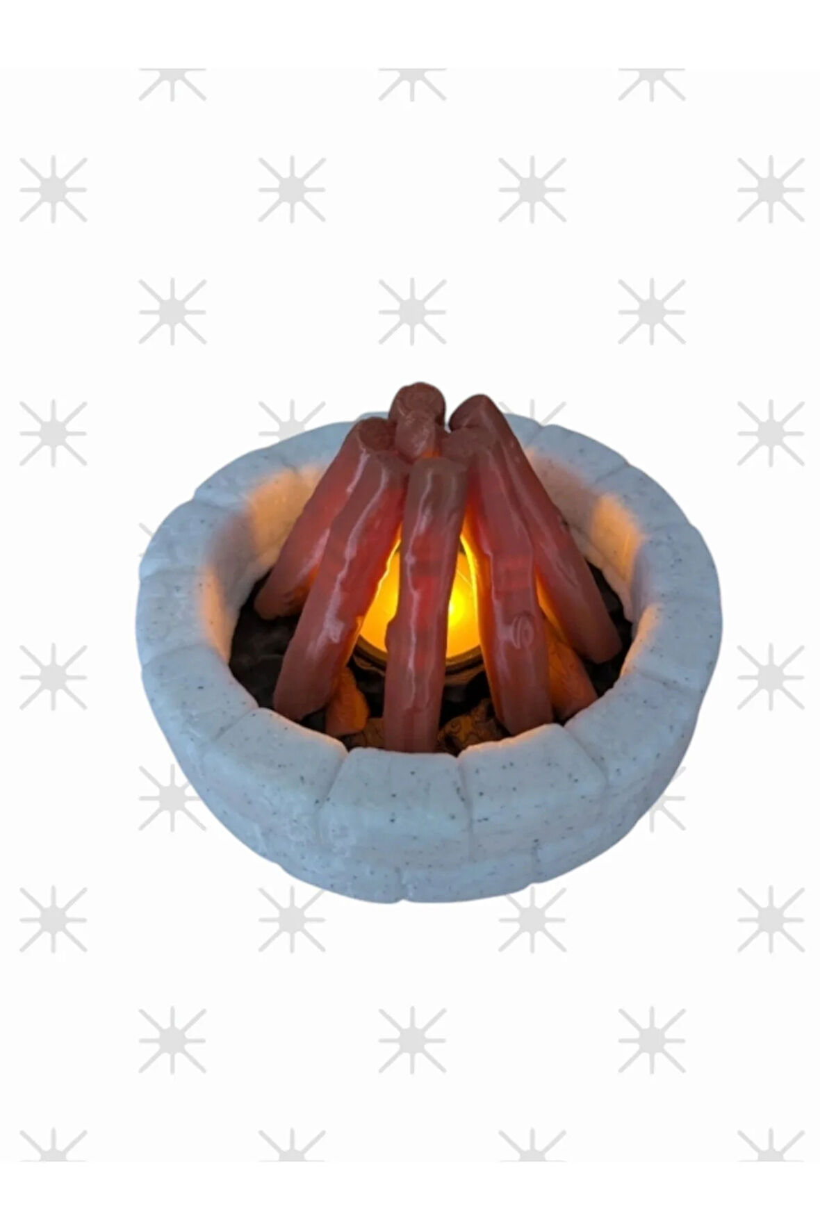 Kamp Ateşi Model 3D Baskı Tealight