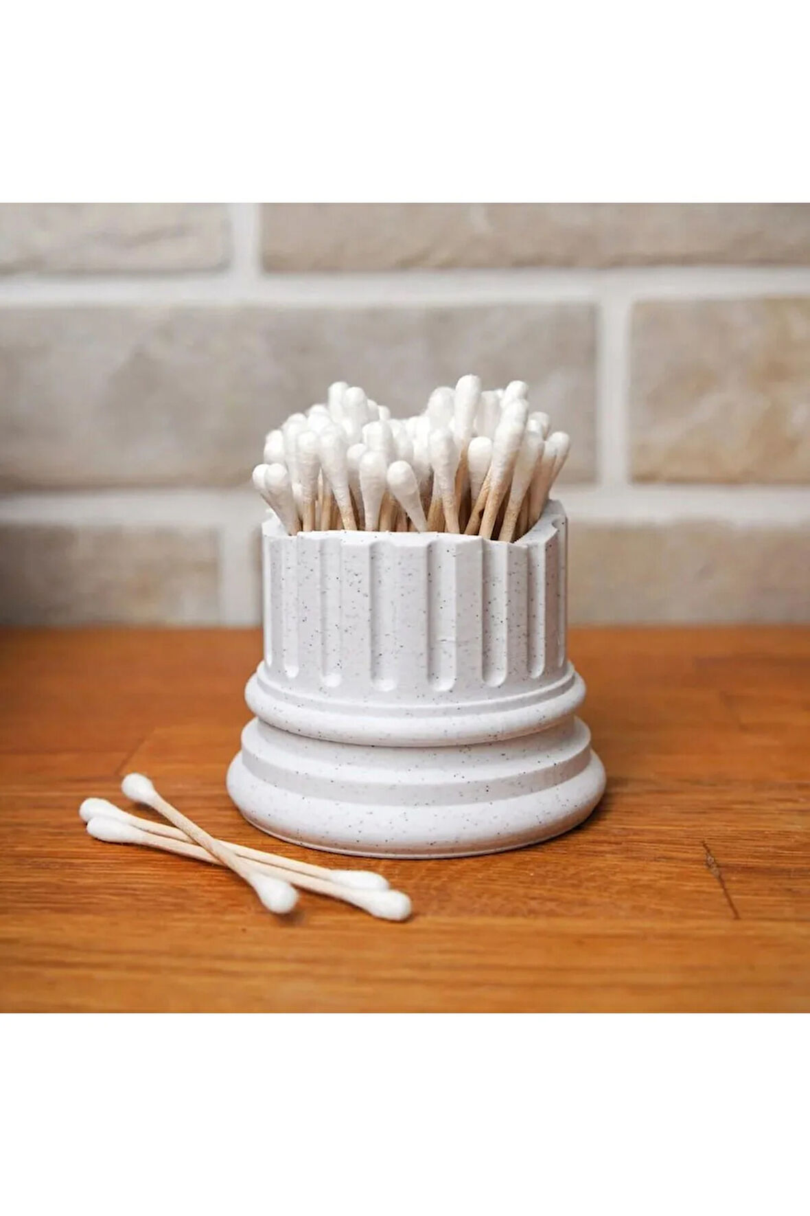 Çubuk Kulaçlık - 3D Baskı PLA Malzemeden Modern Banyo Dekoru