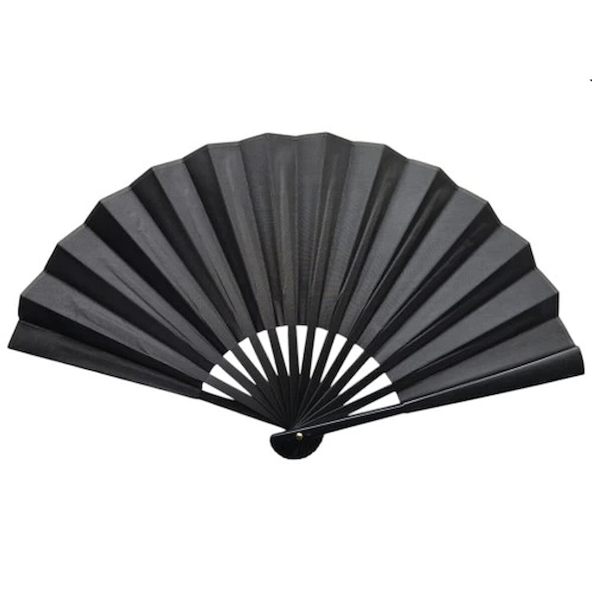 Plastik Kumaş Yelpaze 12'li Siyah