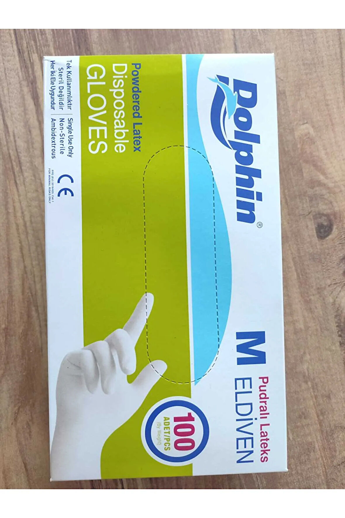 Kullan At Pudralı Eldiven M beden