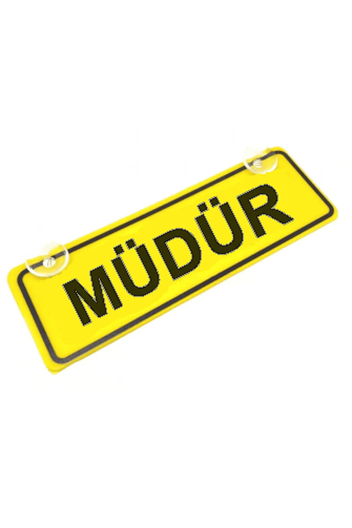 Müdür Sök-Tak Pratik yeni nesil Sarı Dekor Plaka
