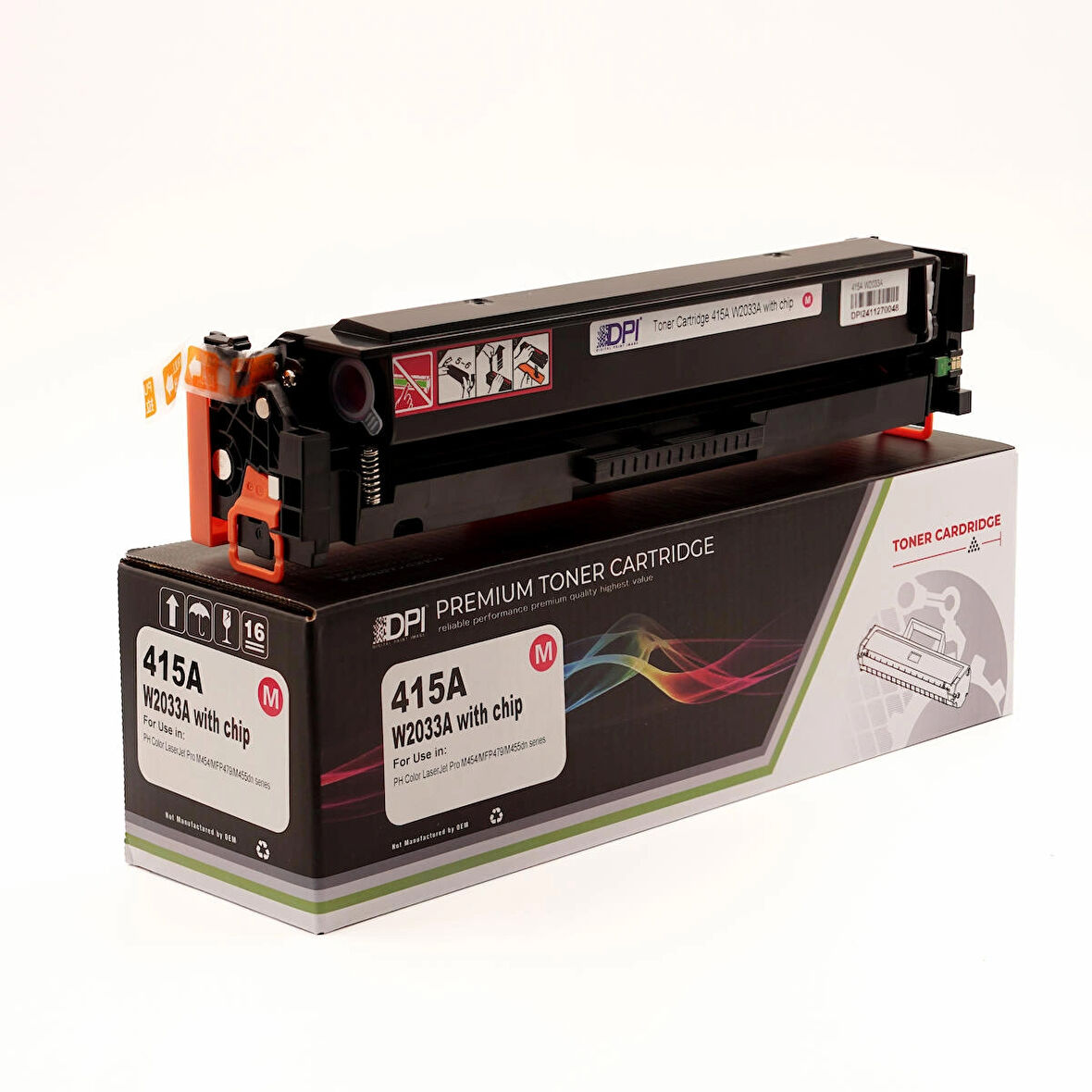 Dpi Toner HP 415A W2033A MAGENTA CHİPLİ Muadil Toner 2.100 Baskı