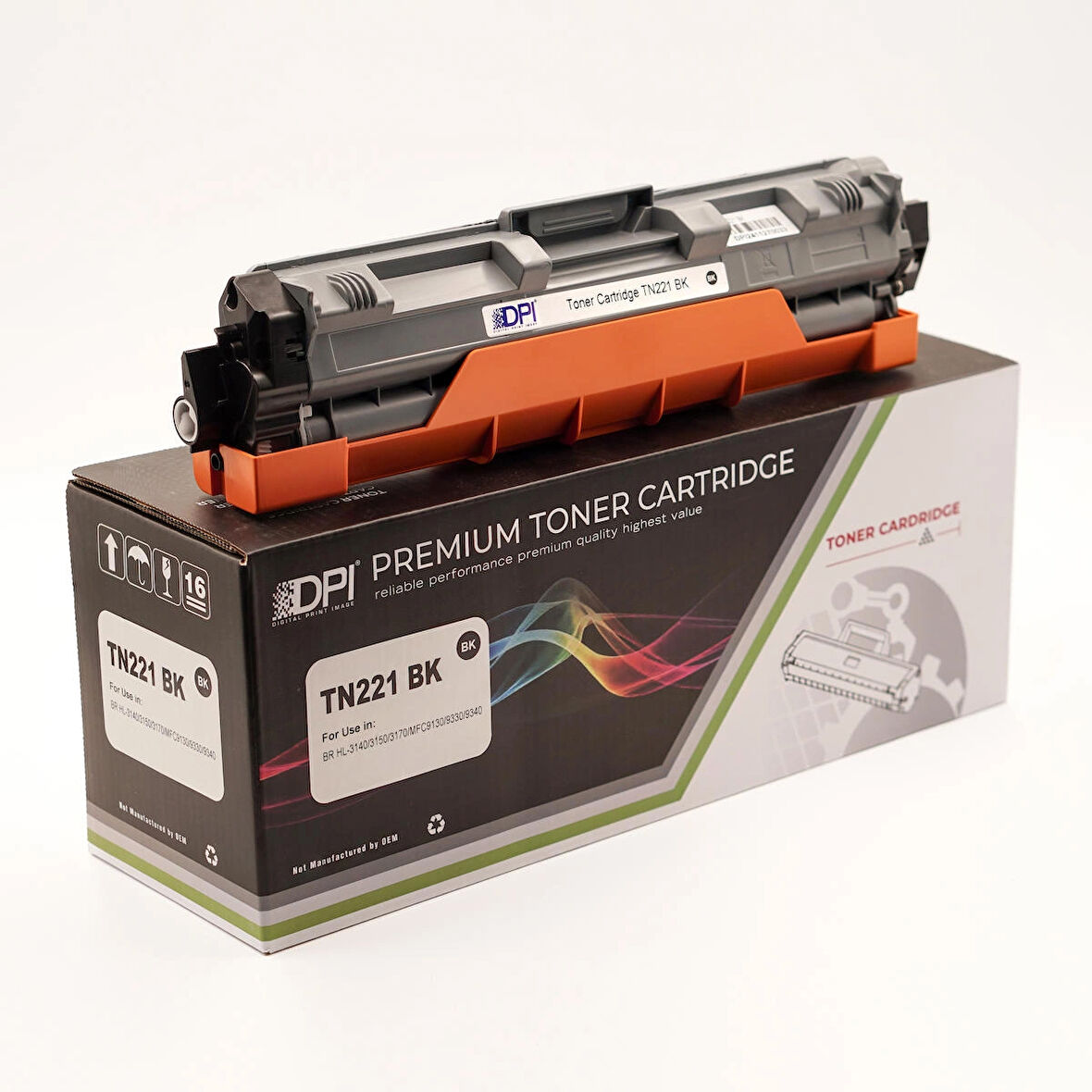 Dpi Toner Brother TN-221 BK Siyah CHİPLİ Muadil Toner 2.600 Baskı