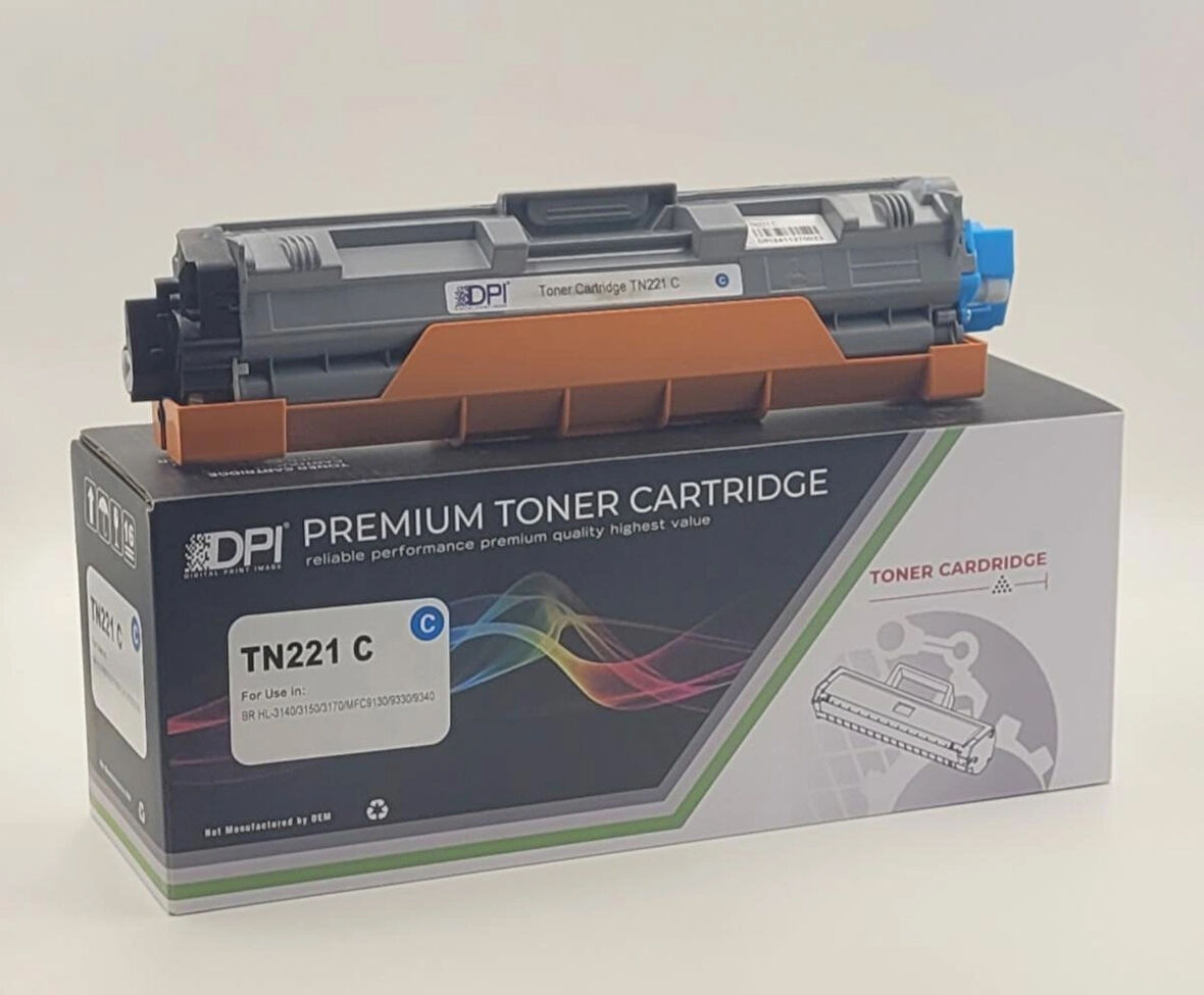 Dpi Toner Brother TN-221 C Cyan CHİPLİ Muadil Toner 1.400 Baskı