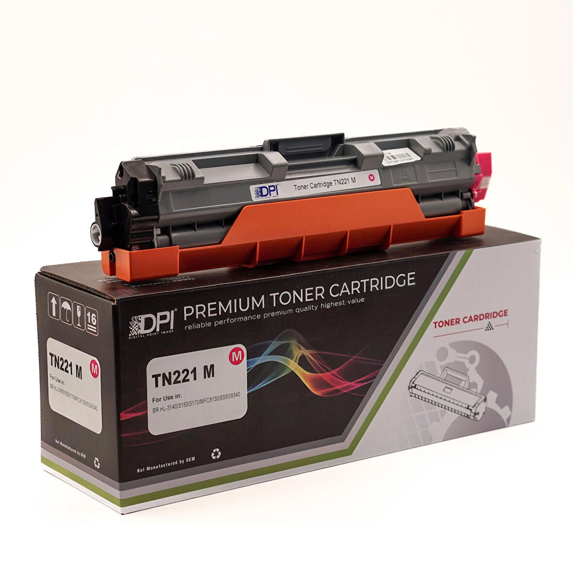 Dpi Toner Brother TN-221 M Magenta CHİPLİ Muadil Toner 1.400 Baskı