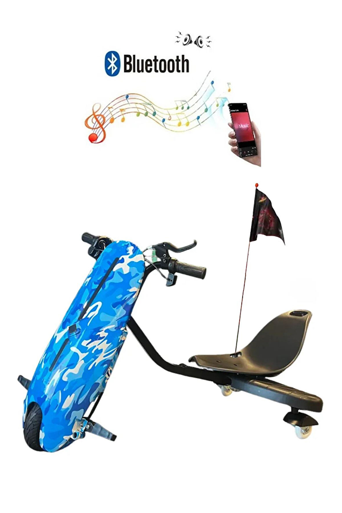 Citymate Drift Car Elektrikli Kaykay Bluetooth Dirift Kar Hoverboard Scooter Ledli Bluetoothlu D03