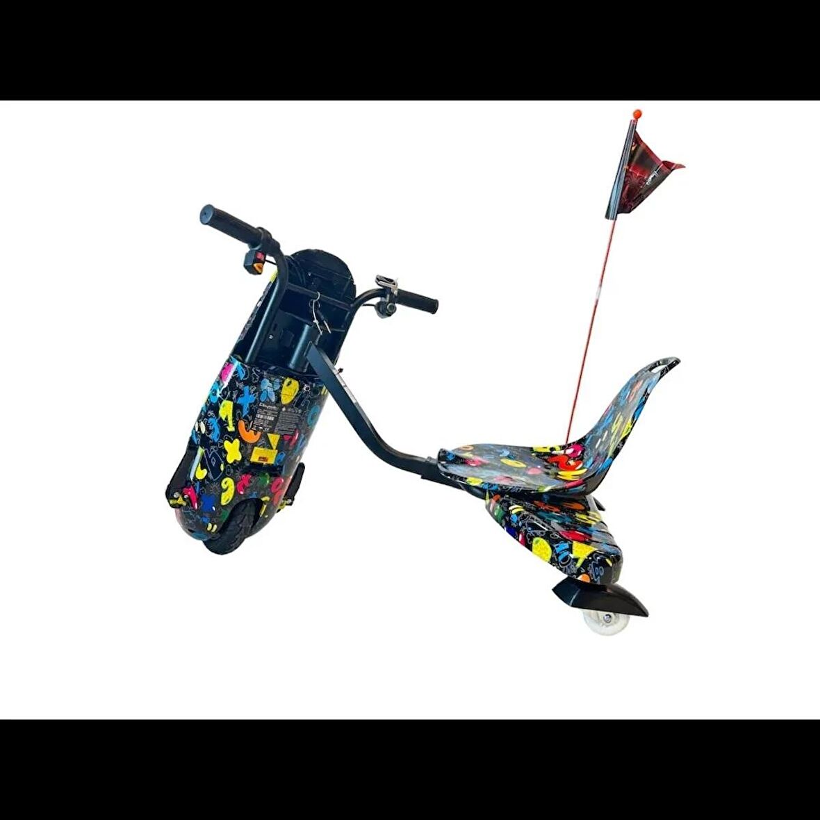 CityMate Drift Car Elektrikli Kaykay Drift Scooter Bluetooth Grafity Desenli Kasa 11