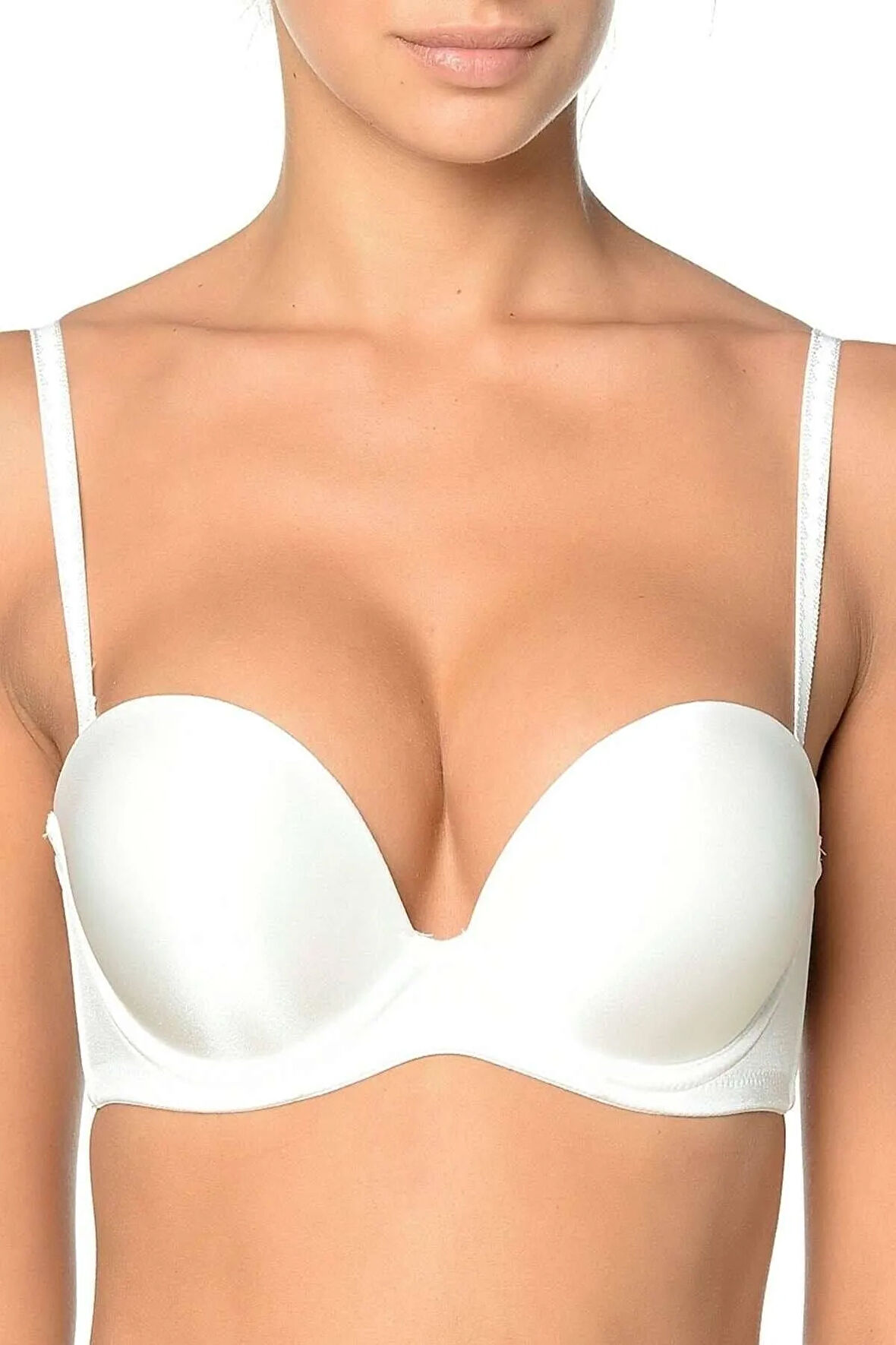 Kadın Ekru Push-Up  Sütyen