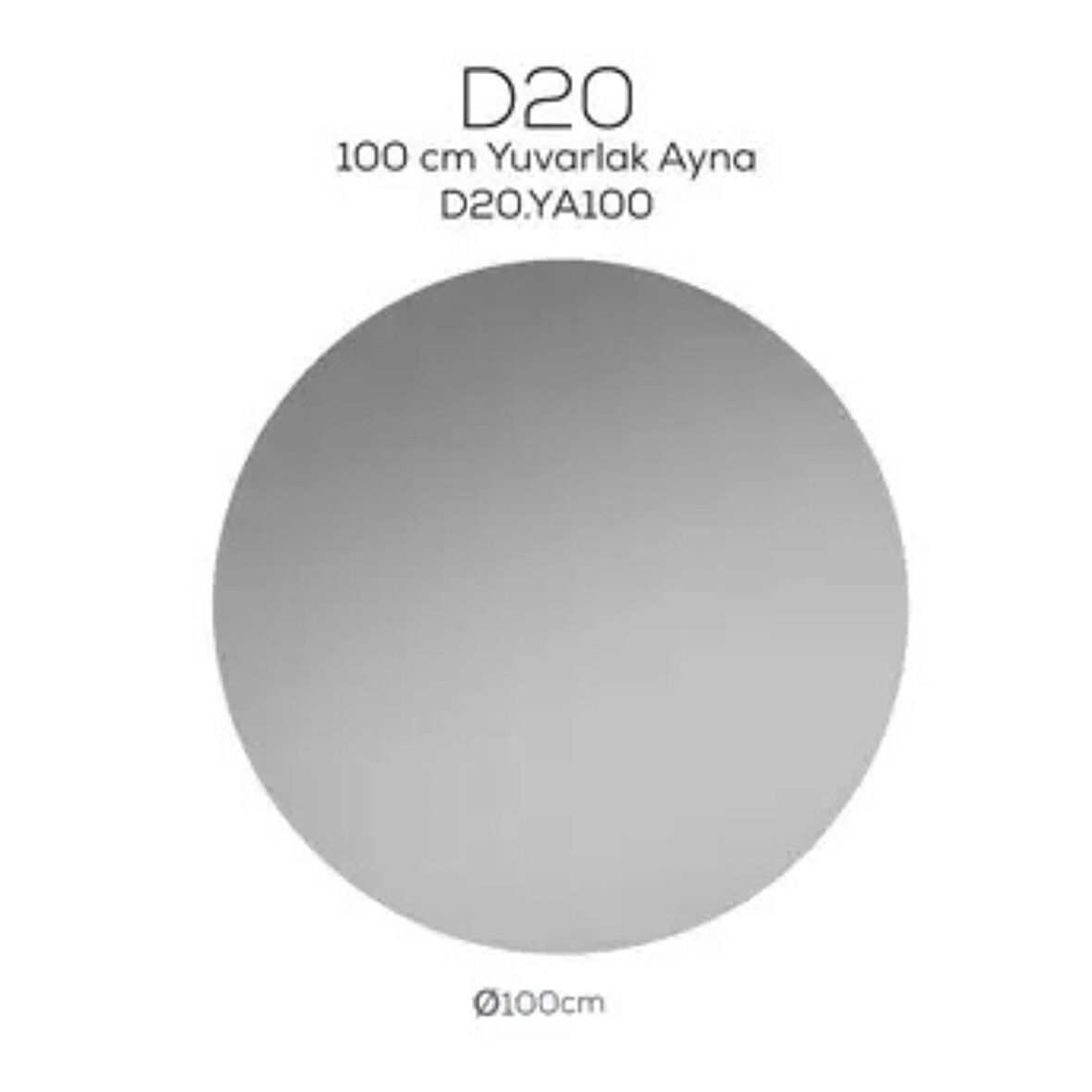 Creavit D20 Yuvarlak Ayna