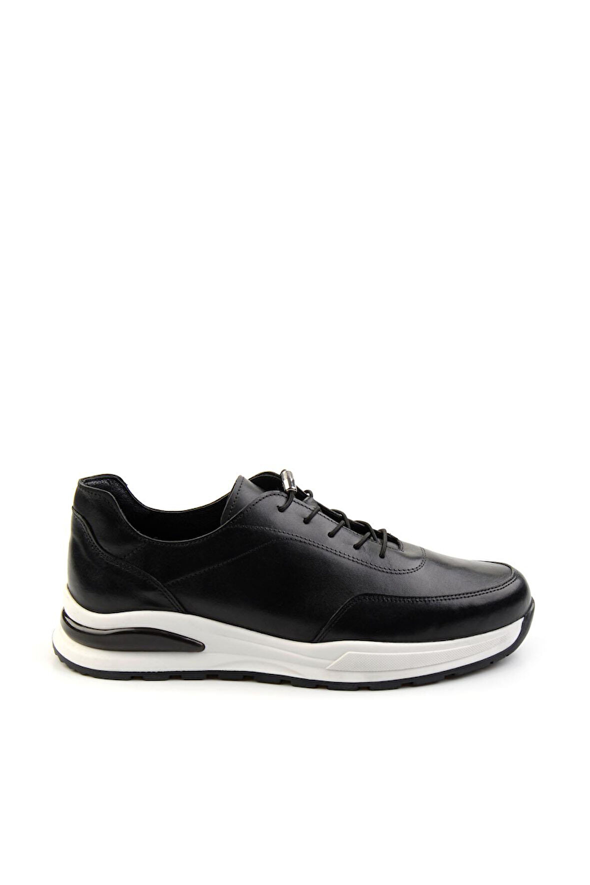 Siyah Leather Erkek Casual Ayakkabı E01011031303