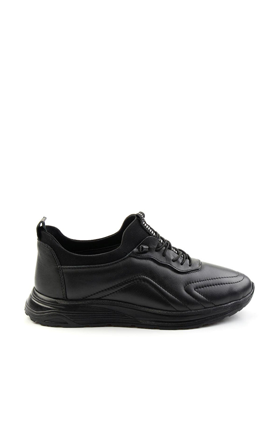 Siyah Leather Erkek Casual Ayakkabı E01070022343