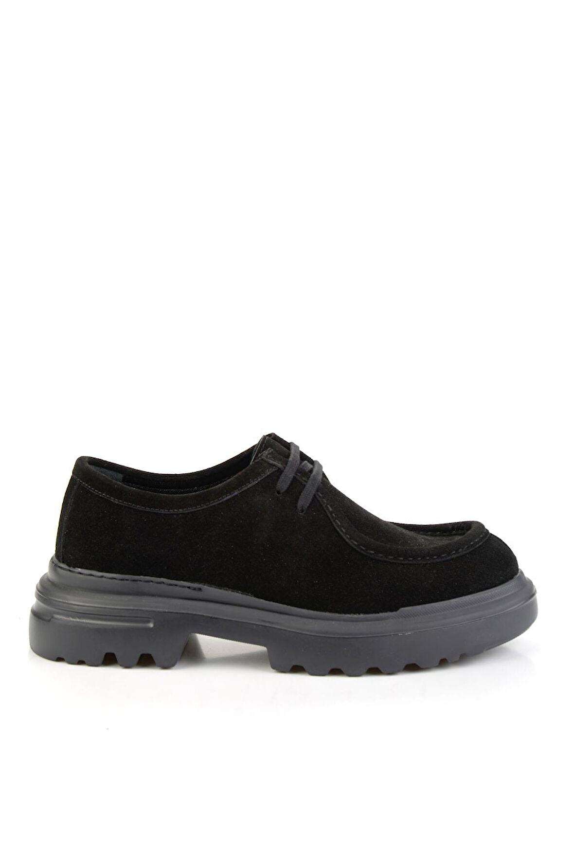 Siyah Hakiki Deri Erkek Casual Ayakkabı E01080220602