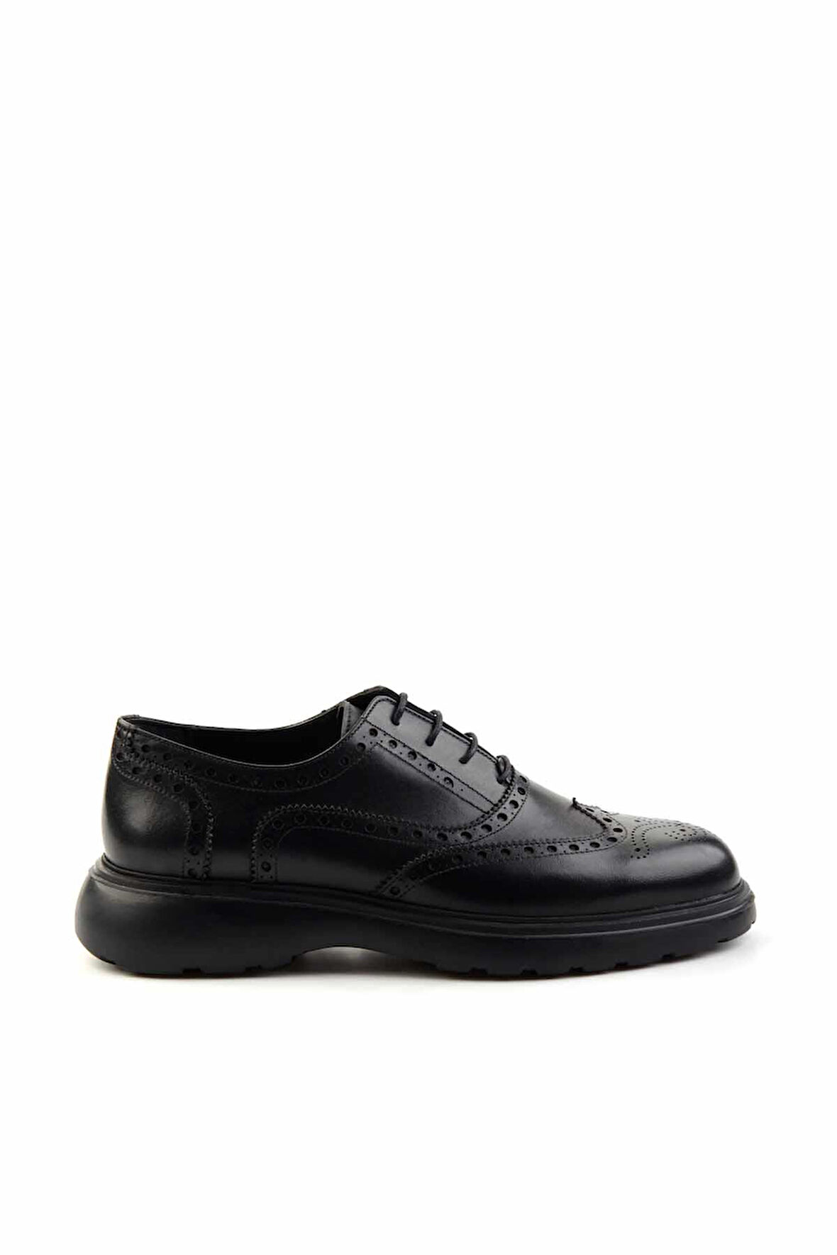 Siyah Leather Erkek Klasik Ayakkabı E01194002641
