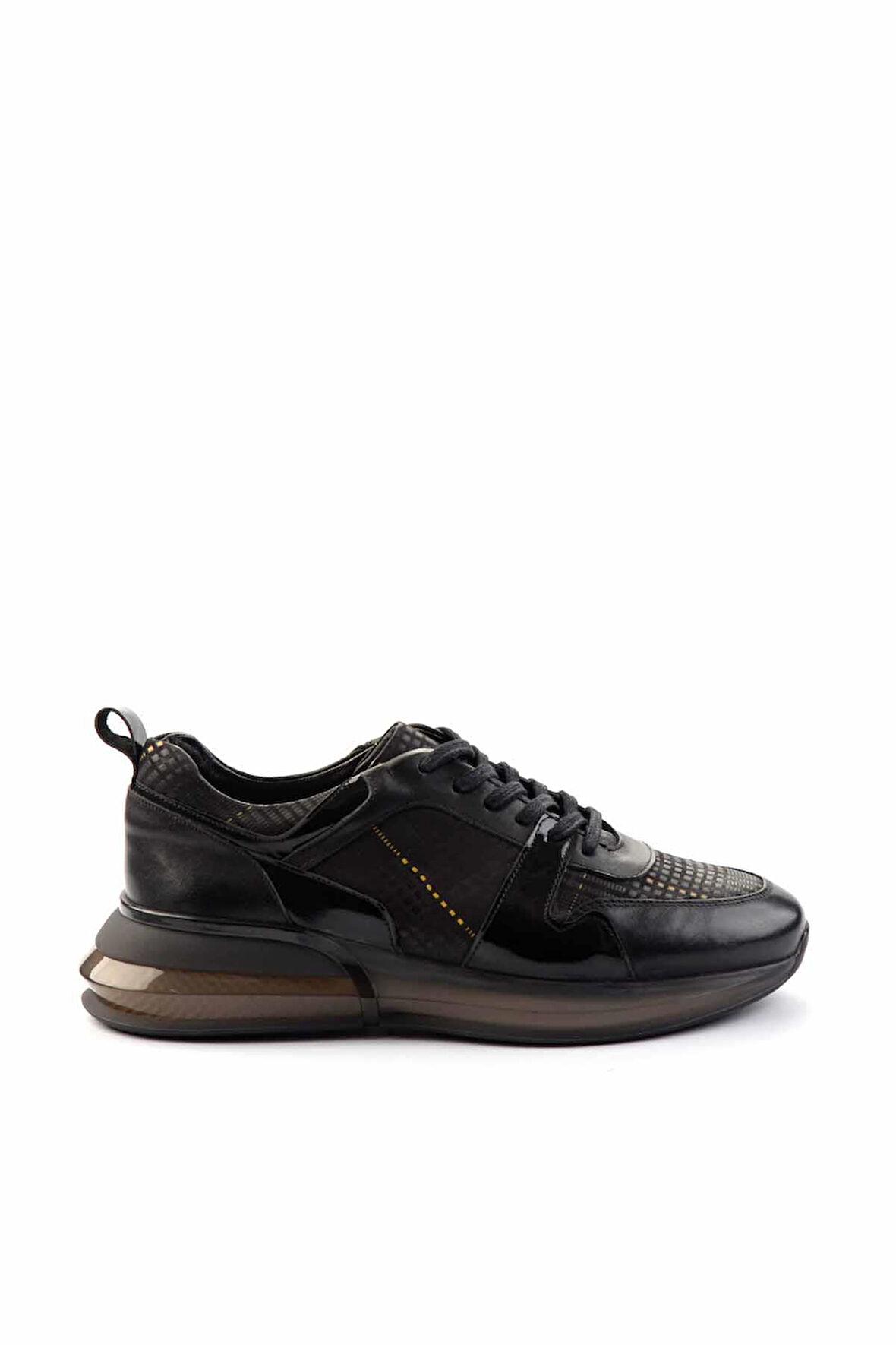 Siyah Siyah Leather Erkek Sneaker E01310020103