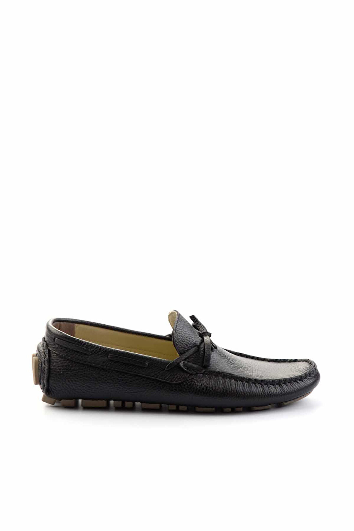 Siyah Leather Erkek Loafer Ayakkabı E01395332140