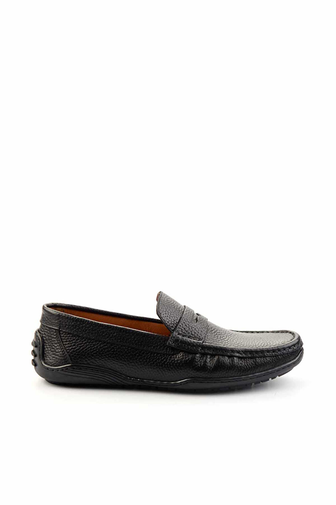Siyah Leather Erkek Loafer Ayakkabı E01396070140