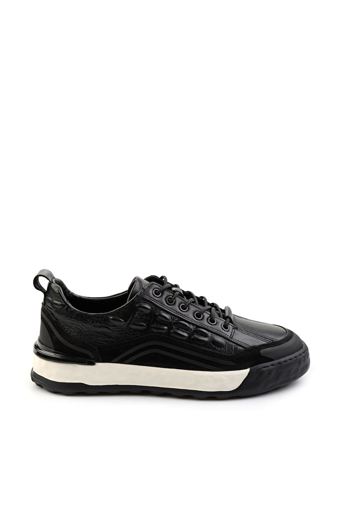 Siyah Leather Erkek Sneaker E01398300643