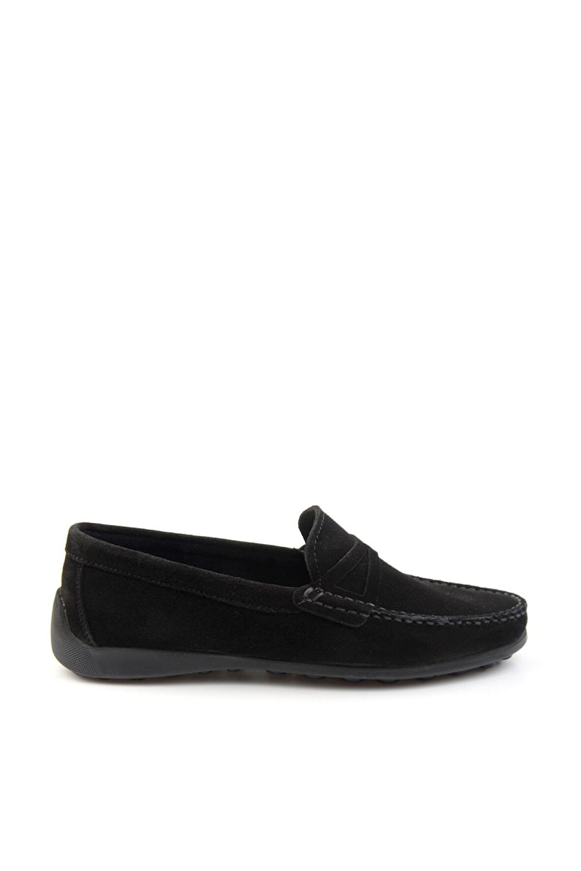 Siyah Leather Erkek Loafer Ayakkabı E01557255502