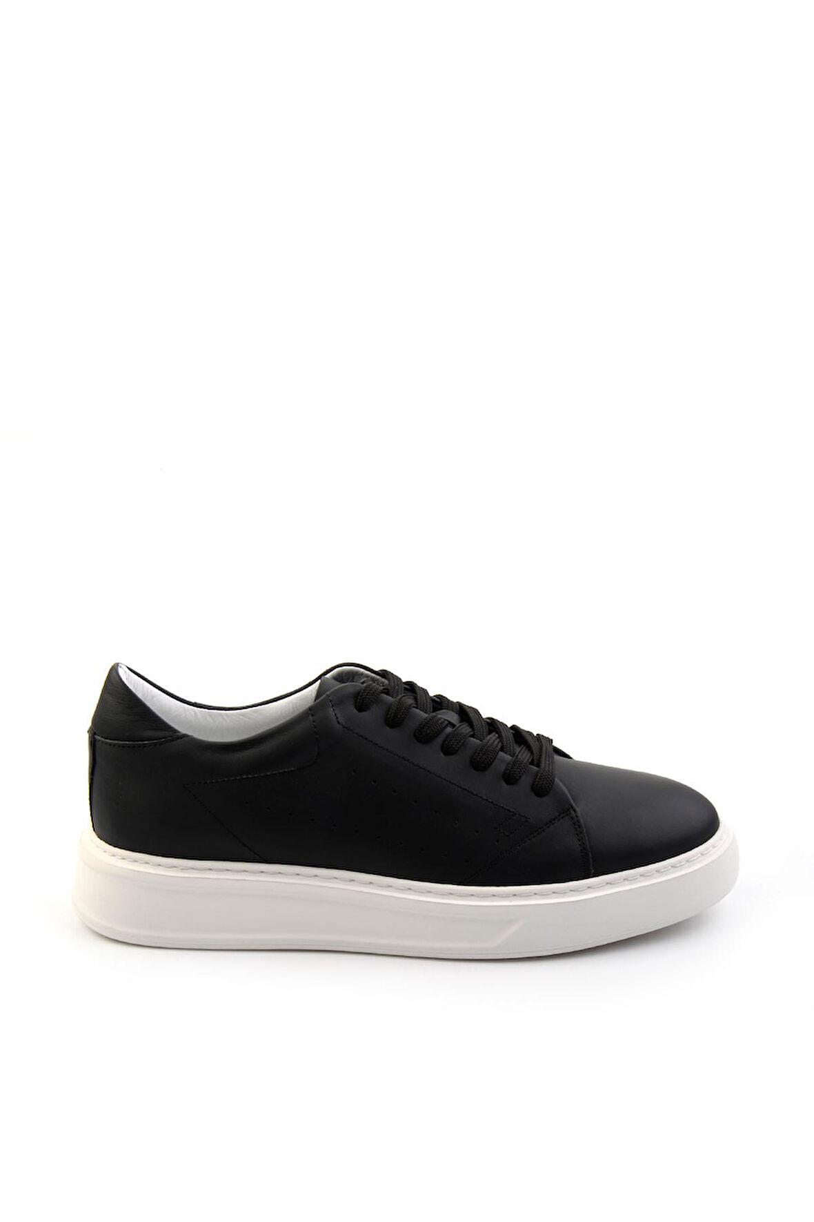 Siyah Leather Erkek Sneaker E01589521603