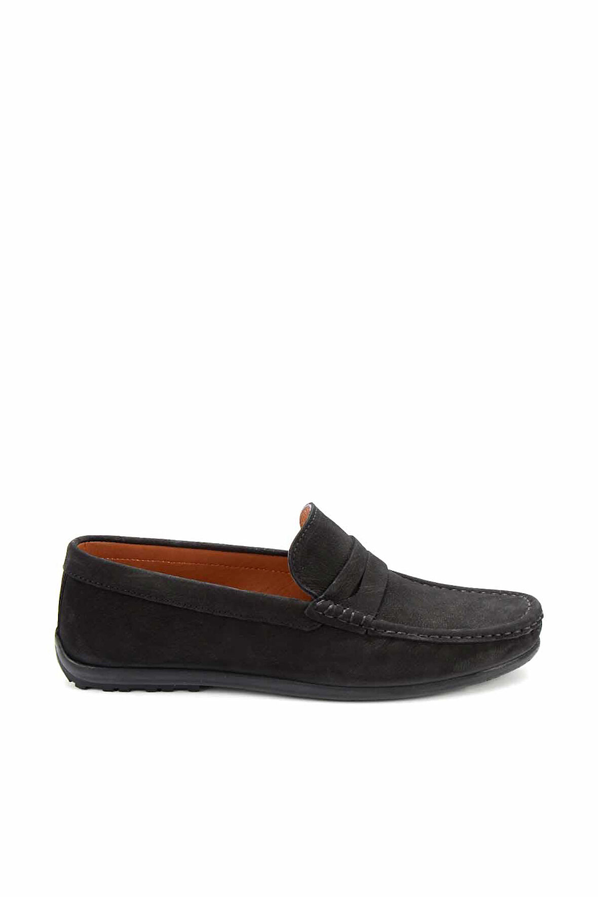 Siyah Leather Erkek Loafer Ayakkabı E01733200801