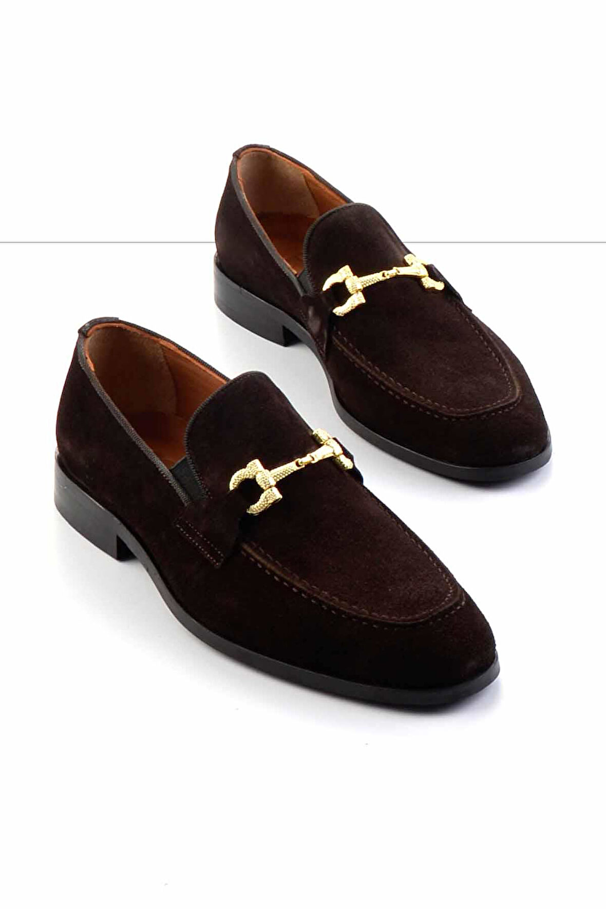 Kahve Hakiki Deri Erkek Klasik Ayakkabı E01902004502