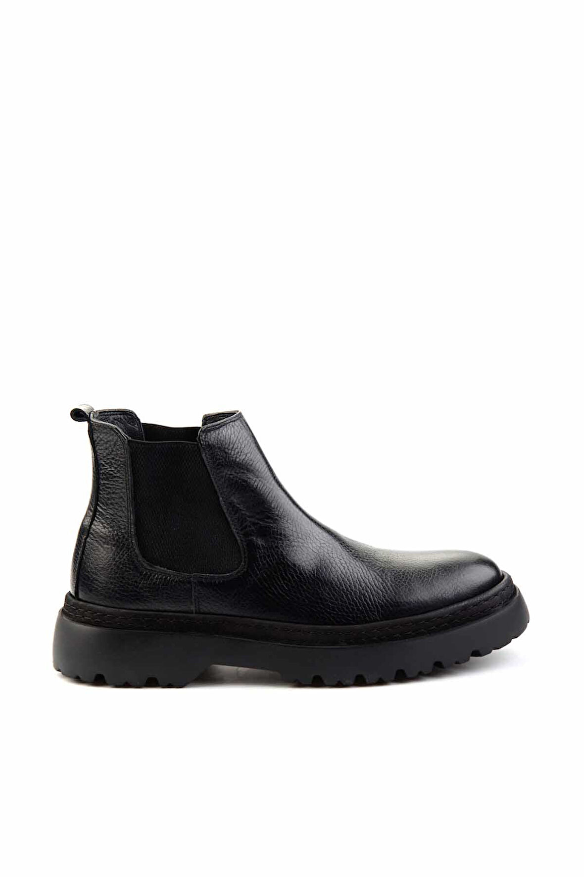 Siyah Leather Erkek Bot & Bootie E02011026640