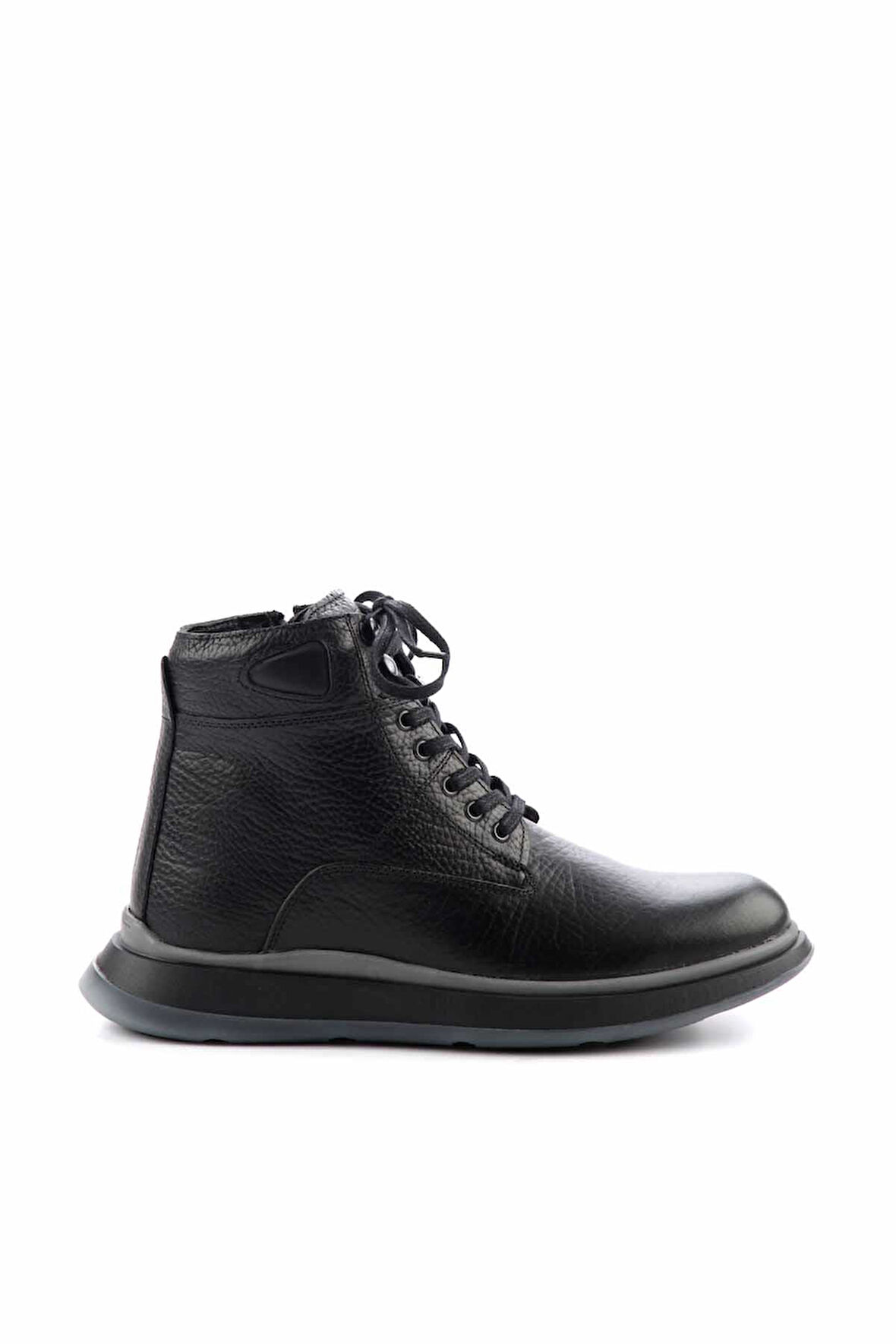 Siyah Hakiki Deri Erkek Bot & Bootie E02381065140