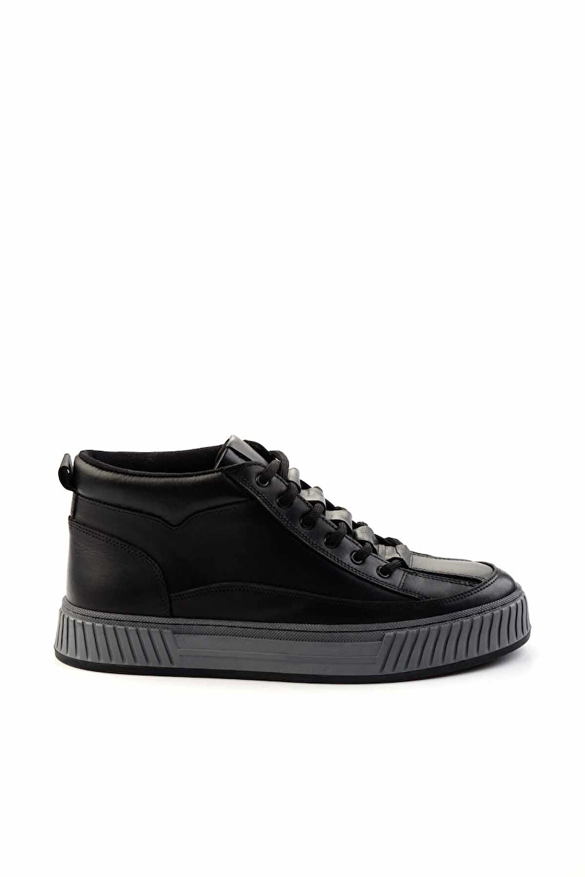 Siyah Leather Erkek Bot & Bootie E02556105201