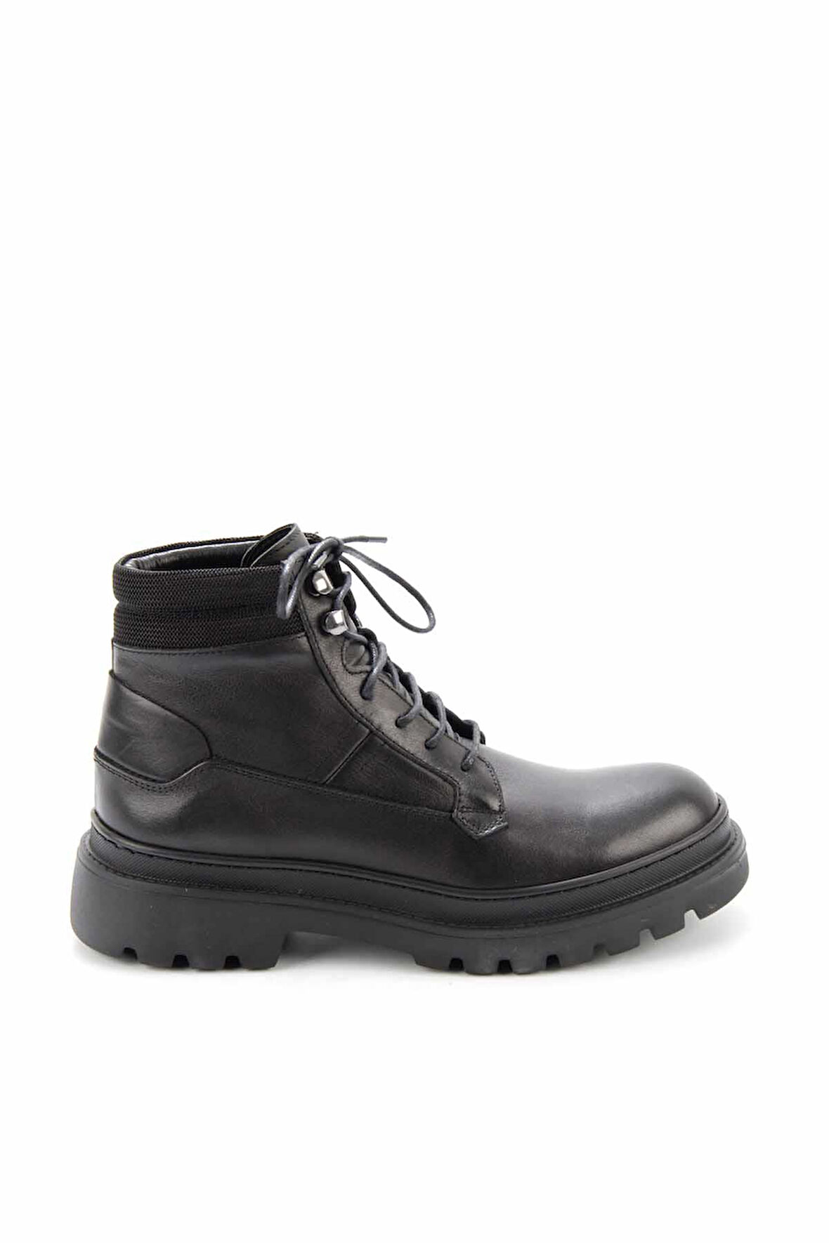 Siyah Hakiki Deri Erkek Bot & Bootie E02587510903