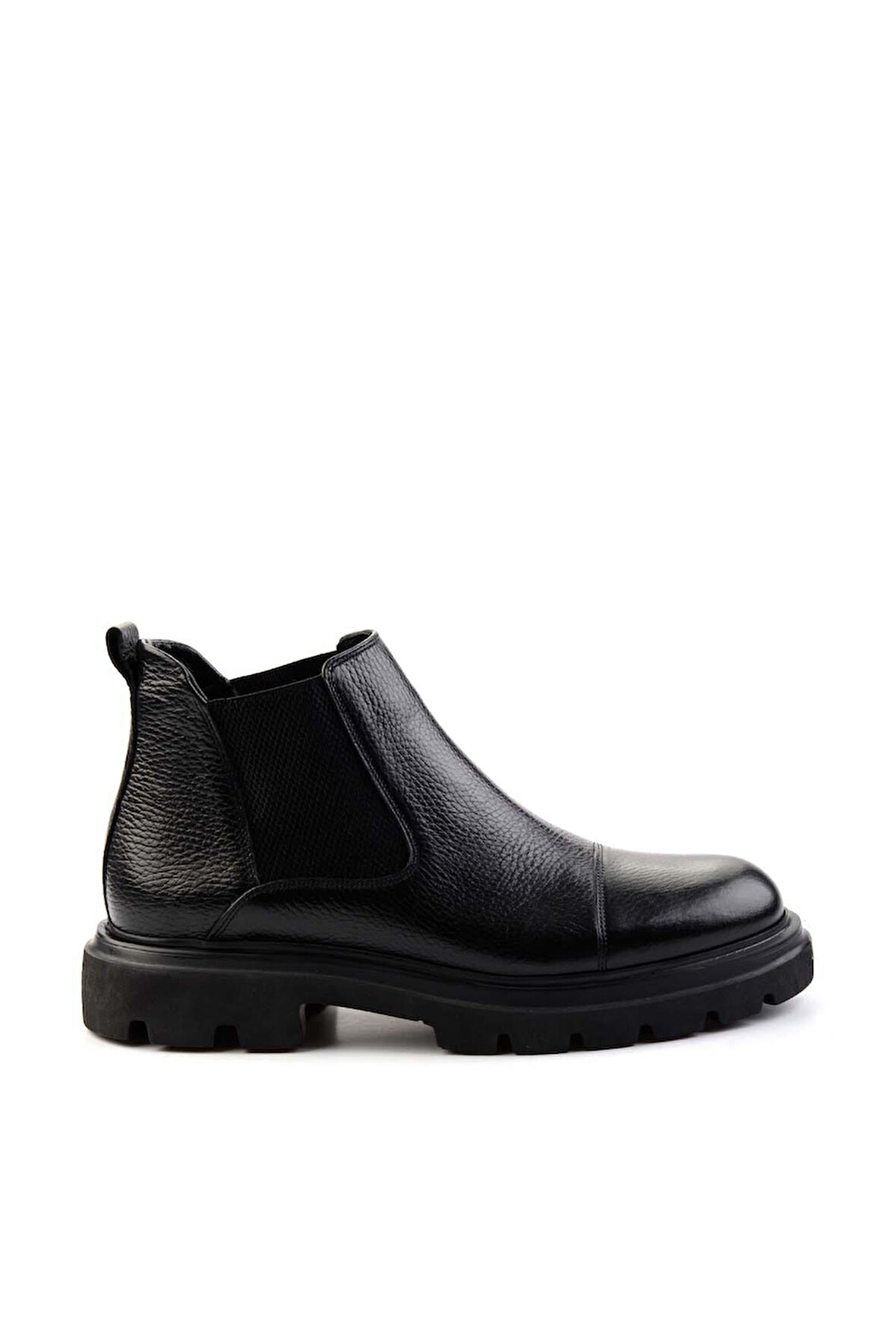 Siyah Leather Erkek Bot & Bootie E02757665240