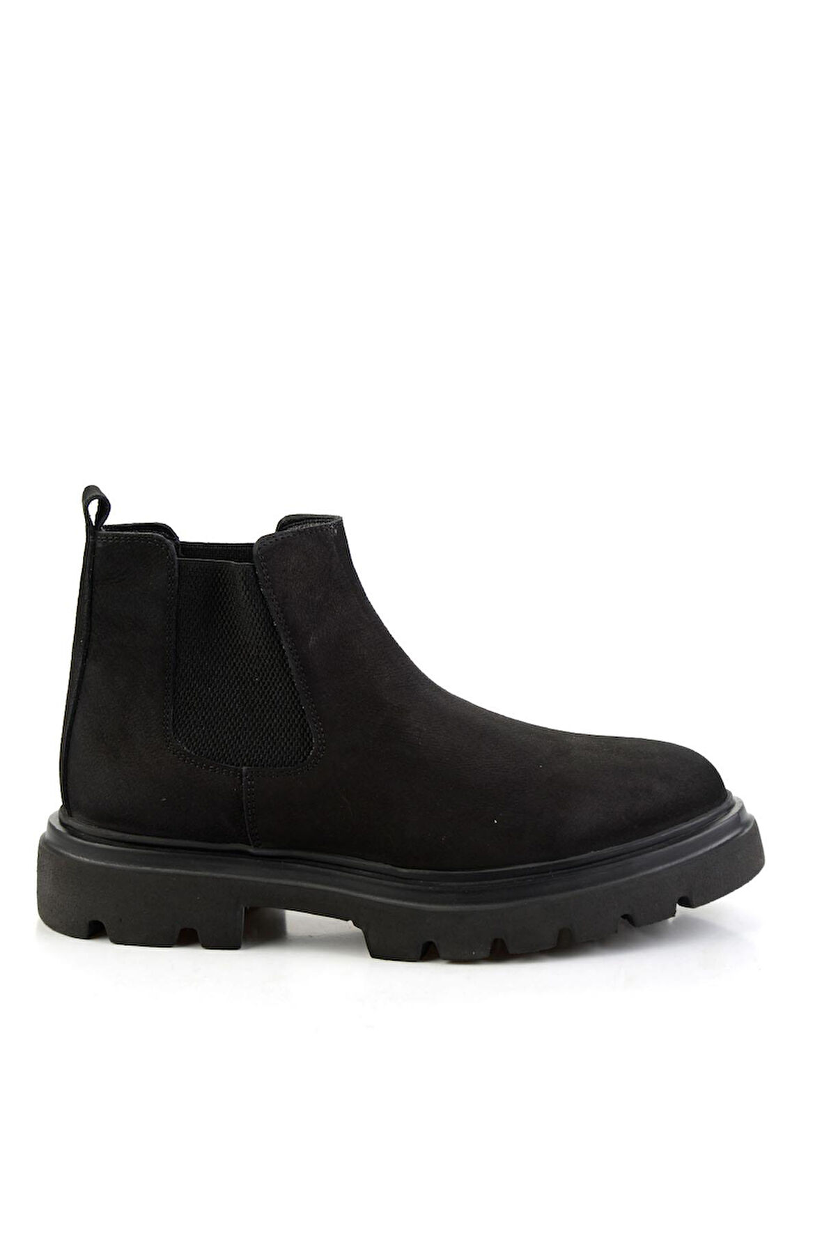 Siyah Hakiki Deri Erkek Bot & Bootie E02811242701