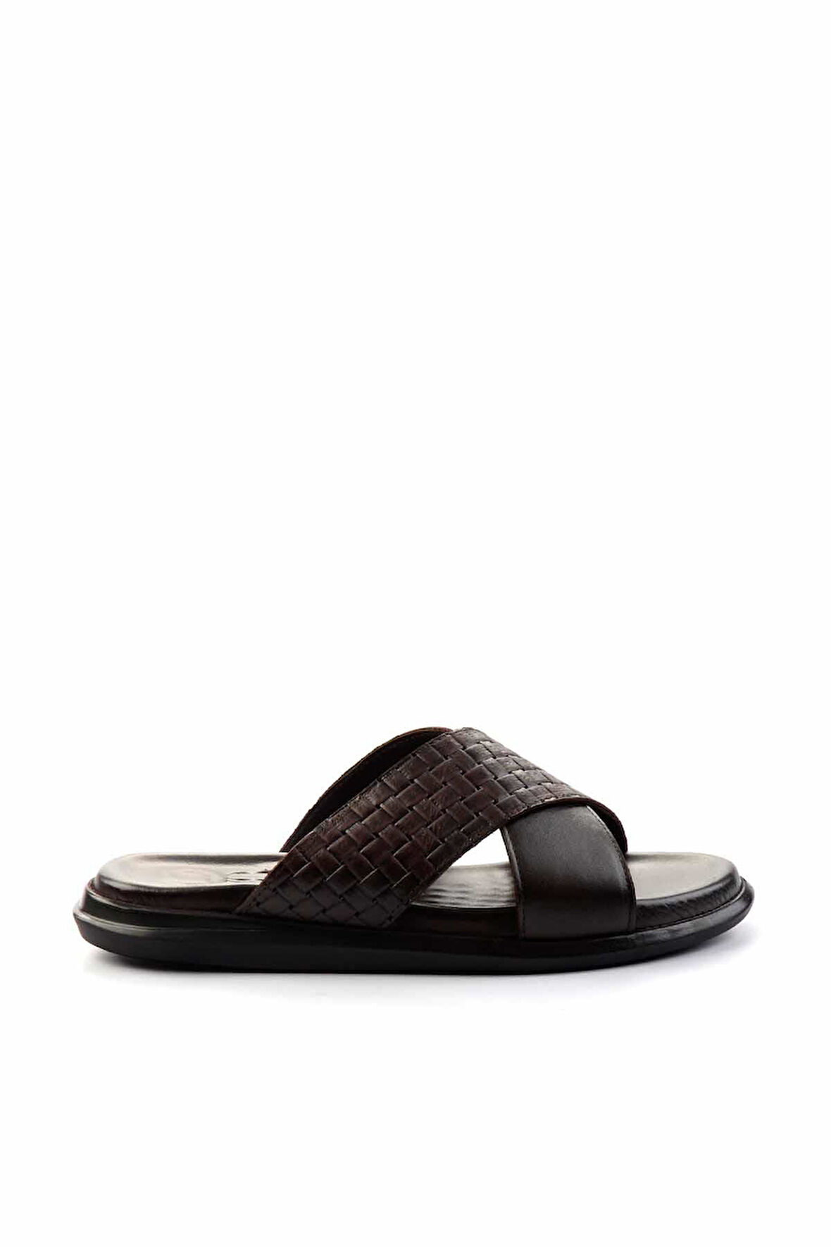 Kahve Leather Erkek Terlik E04433045043