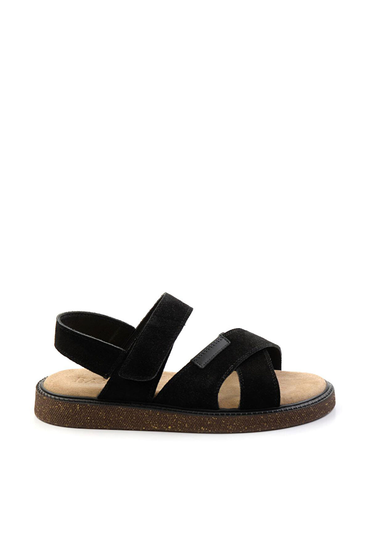 Siyah Leather Erkek Sandalet E05801030602