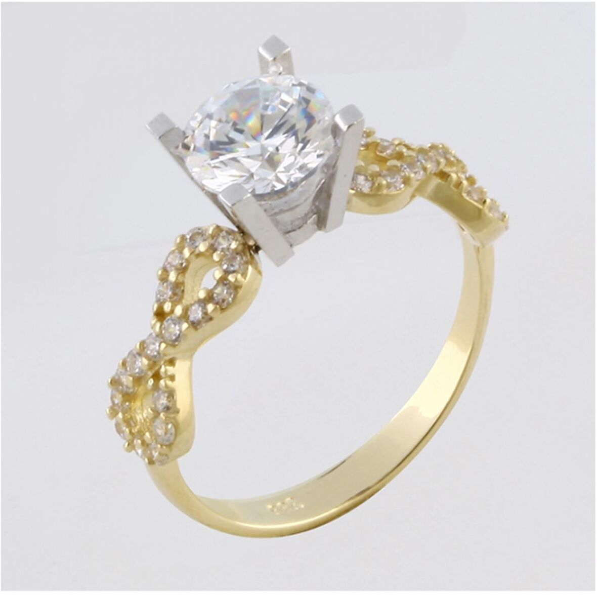 14 Ayar Altın Tektaş Yüzük E190