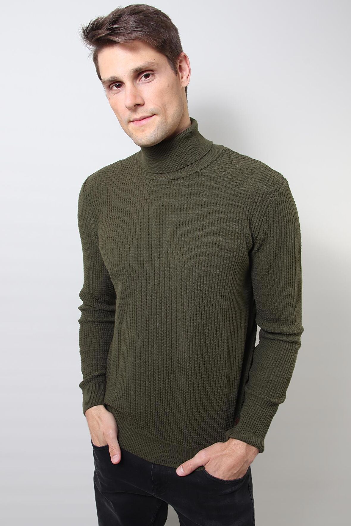 ALEXANDERGARDI BALIKÇI YAKA TRİKO KAZAK (E20-18828)