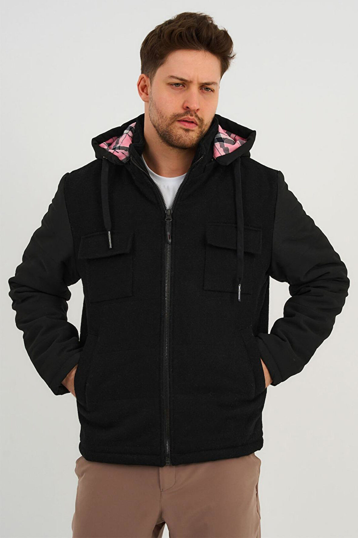 ALEXANDERGARDI KAPÜŞONLU YÜNLÜ MONT (E20-379401)