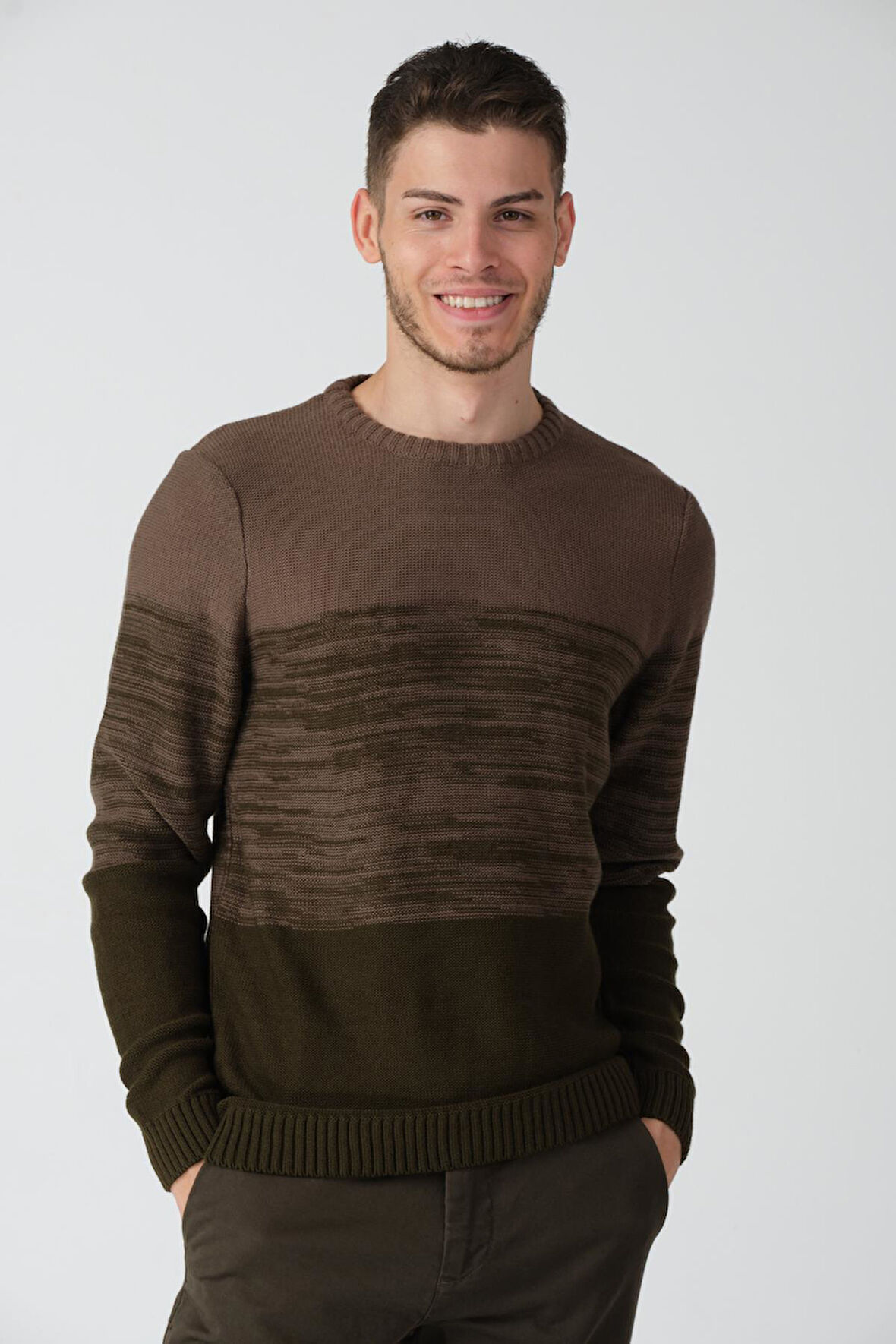 ALEXANDERGARDI BİSİKLET YAKA KAZAK (E20-5116)