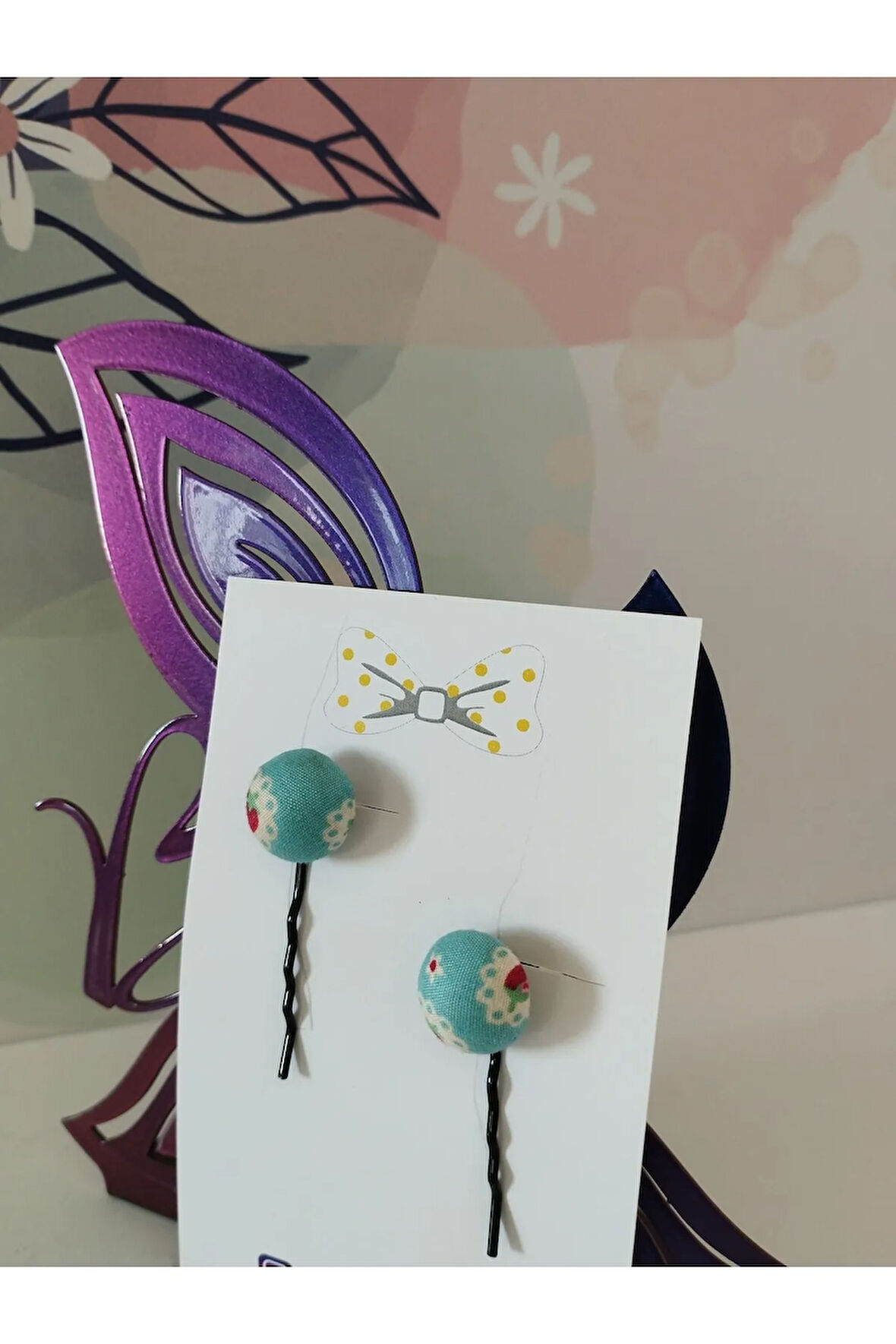 Boncuk Tel Toka - Mavi - Organik & El Yapımı