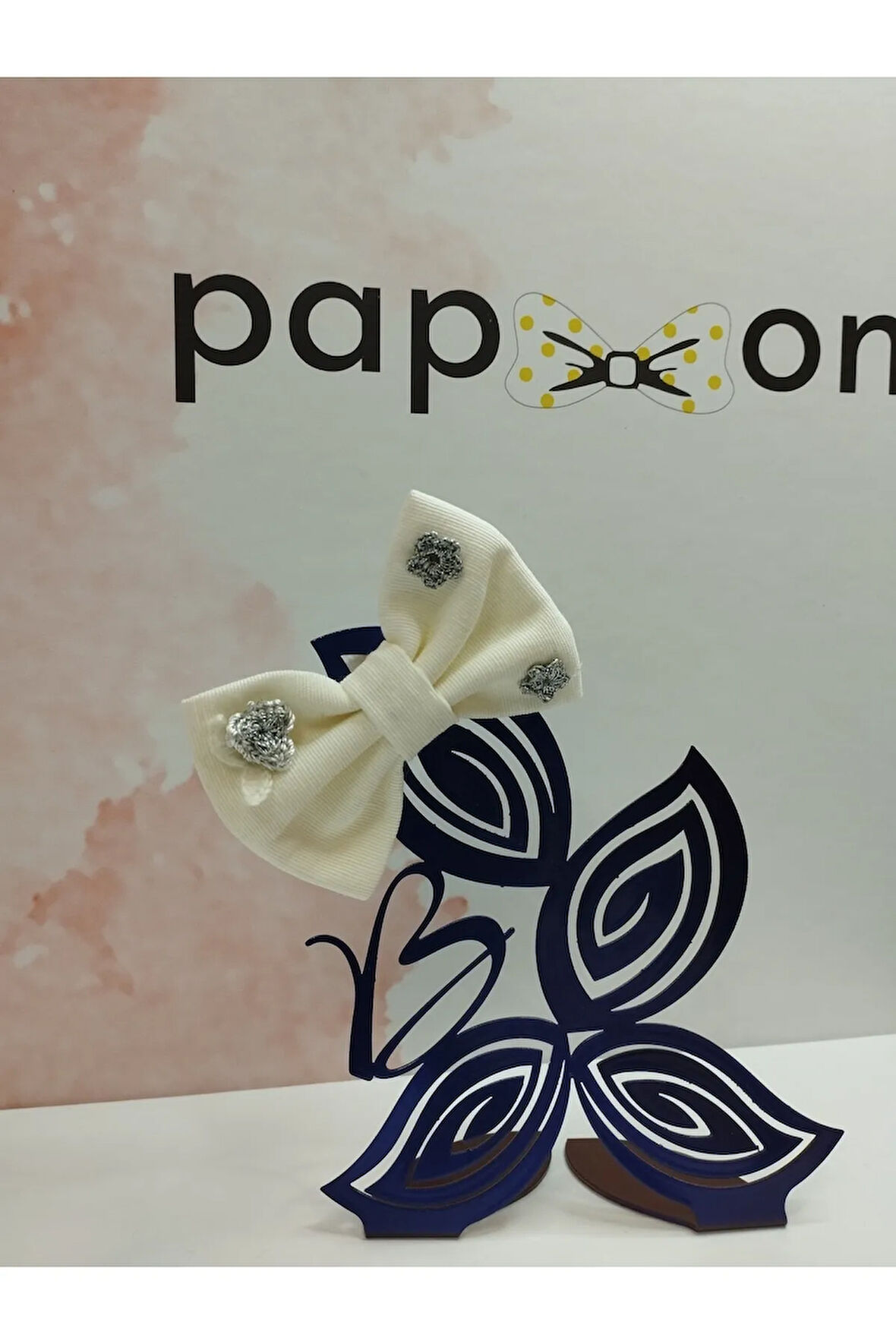 Fiyonk Toka - Beyaz - Organik & El Yapımı