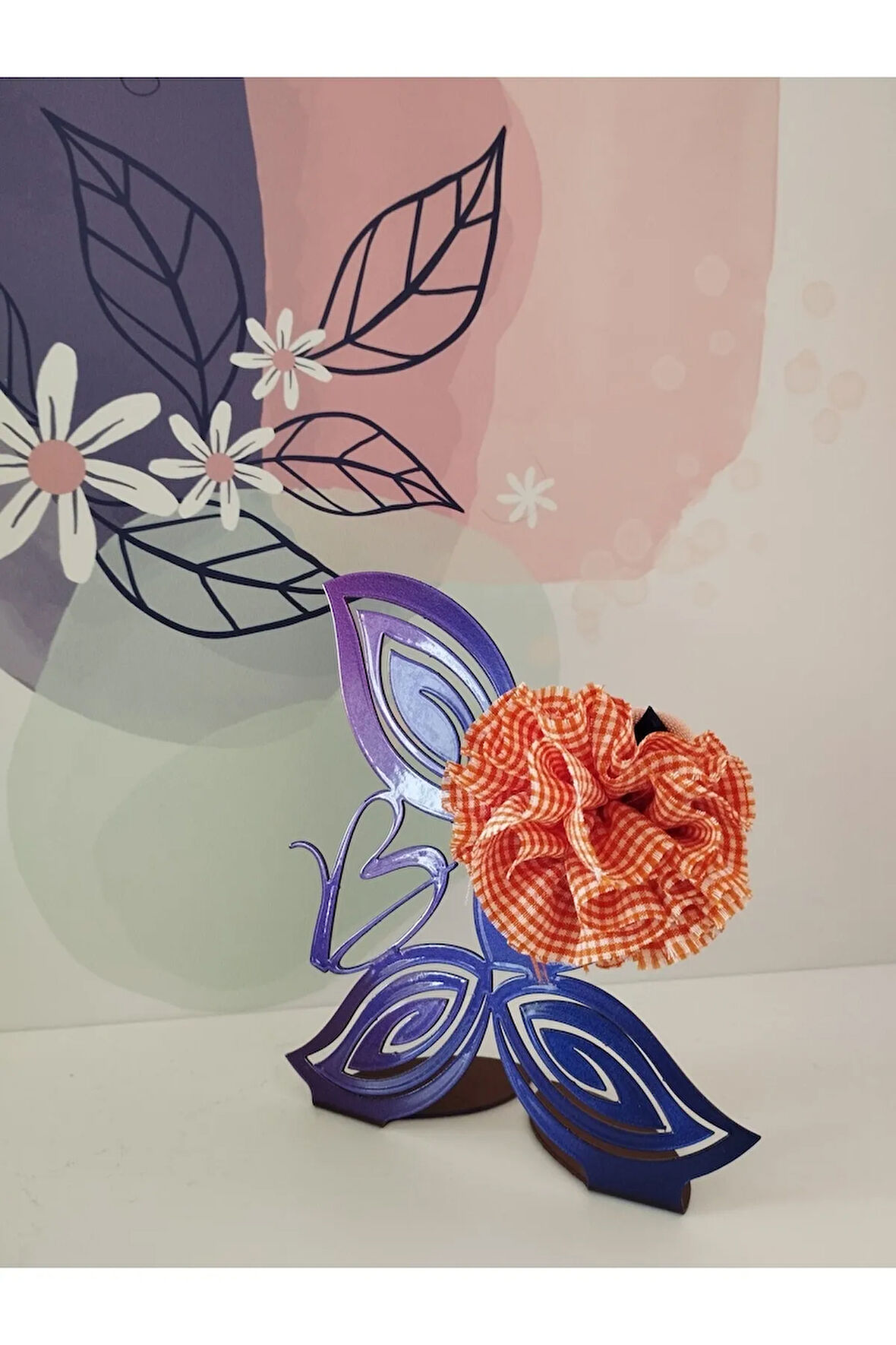 Ponpon Toka - Turuncu - Organik & El Yapımı