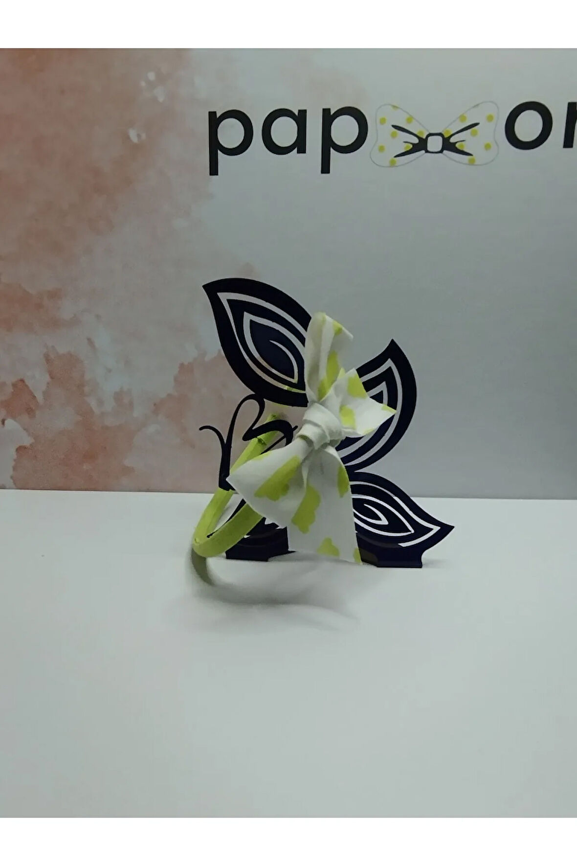 Fiyonk Taç - Yeşil - Organik & El Yapımı