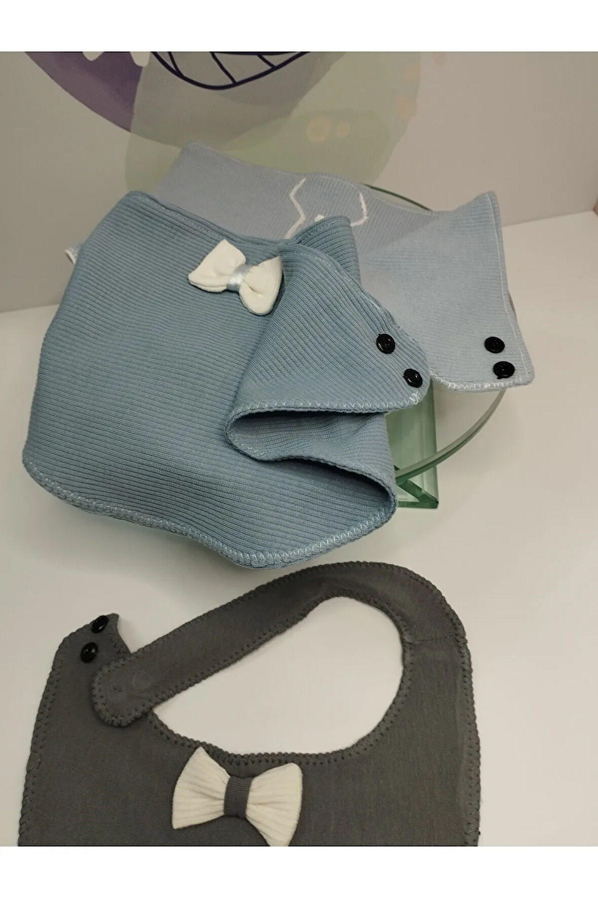 3'lü Set Mama Önlüğü - Çok Renkli - Organik & El Yapımı