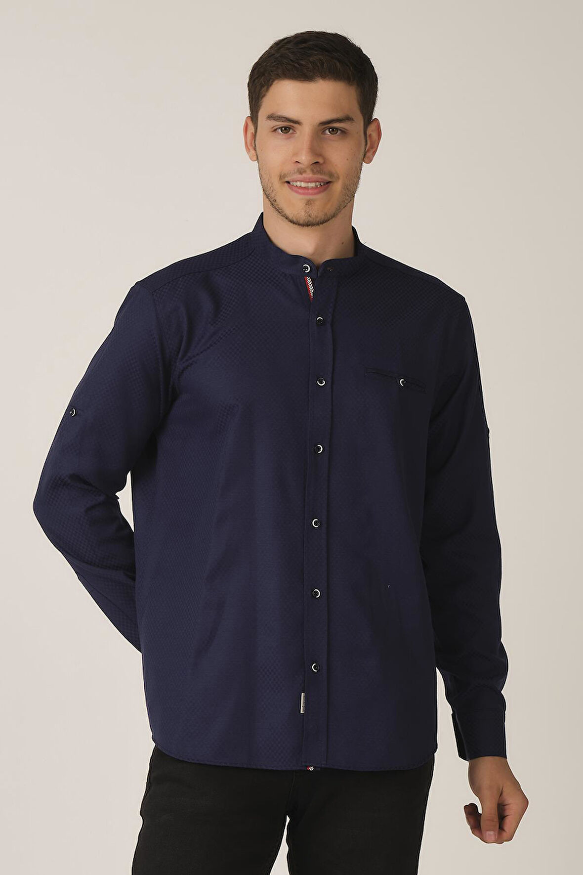 ALEXANDERGARDI KATLANABİLİR KOL REGULAR FİT GÖMLEK (E21-32502)